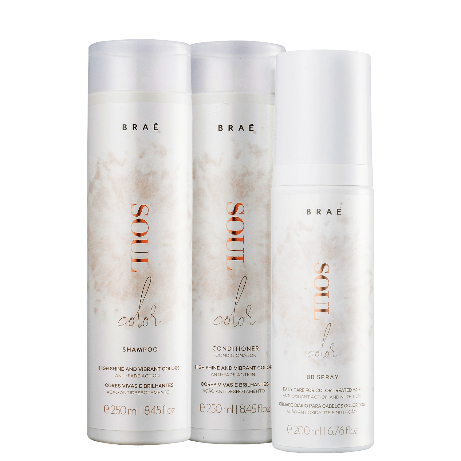 Kit BRAÉ Soul Color Super Trio (3 produtos)
