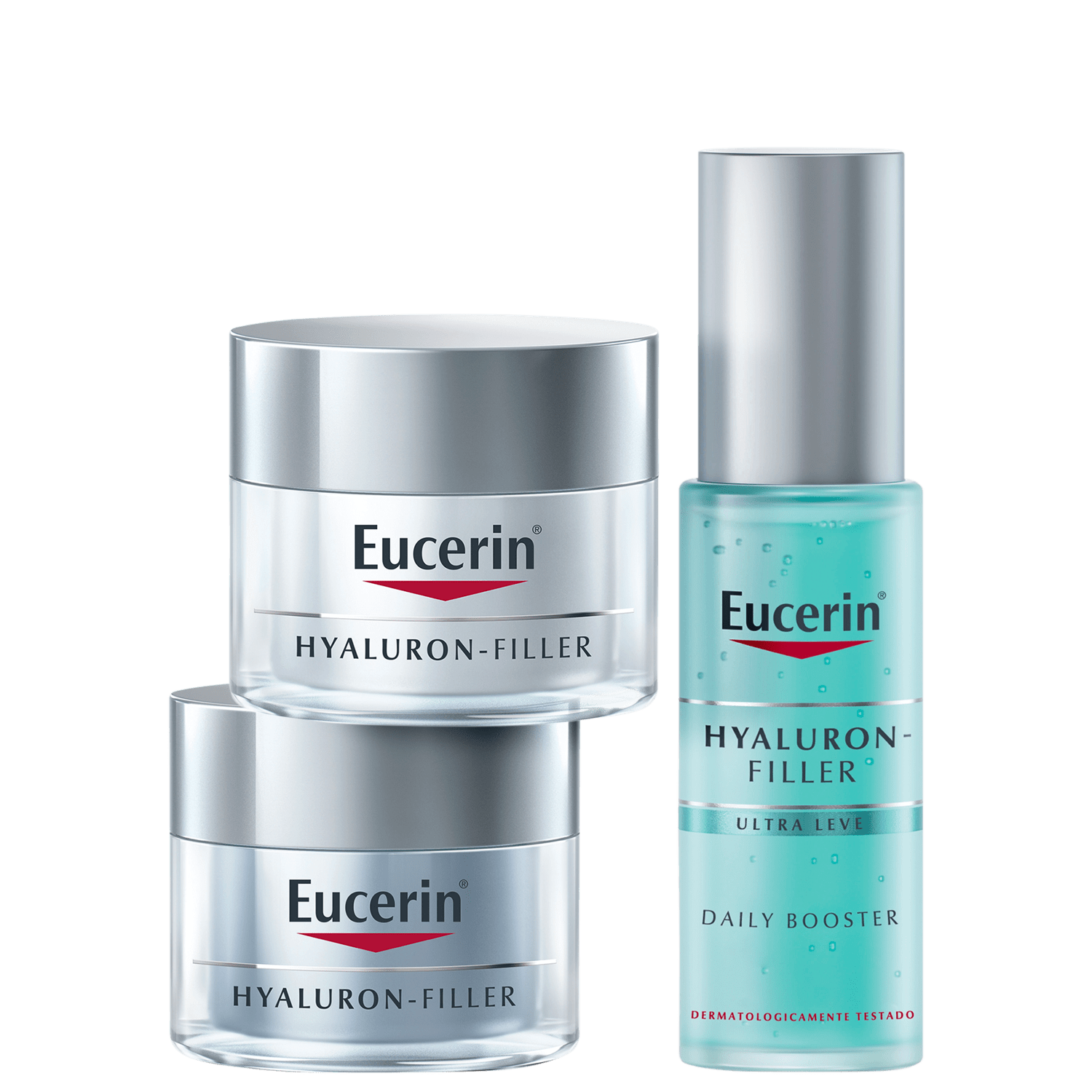 Kit Eucerin Hyaluron-Filler Dia e Noite (3 Produtos)