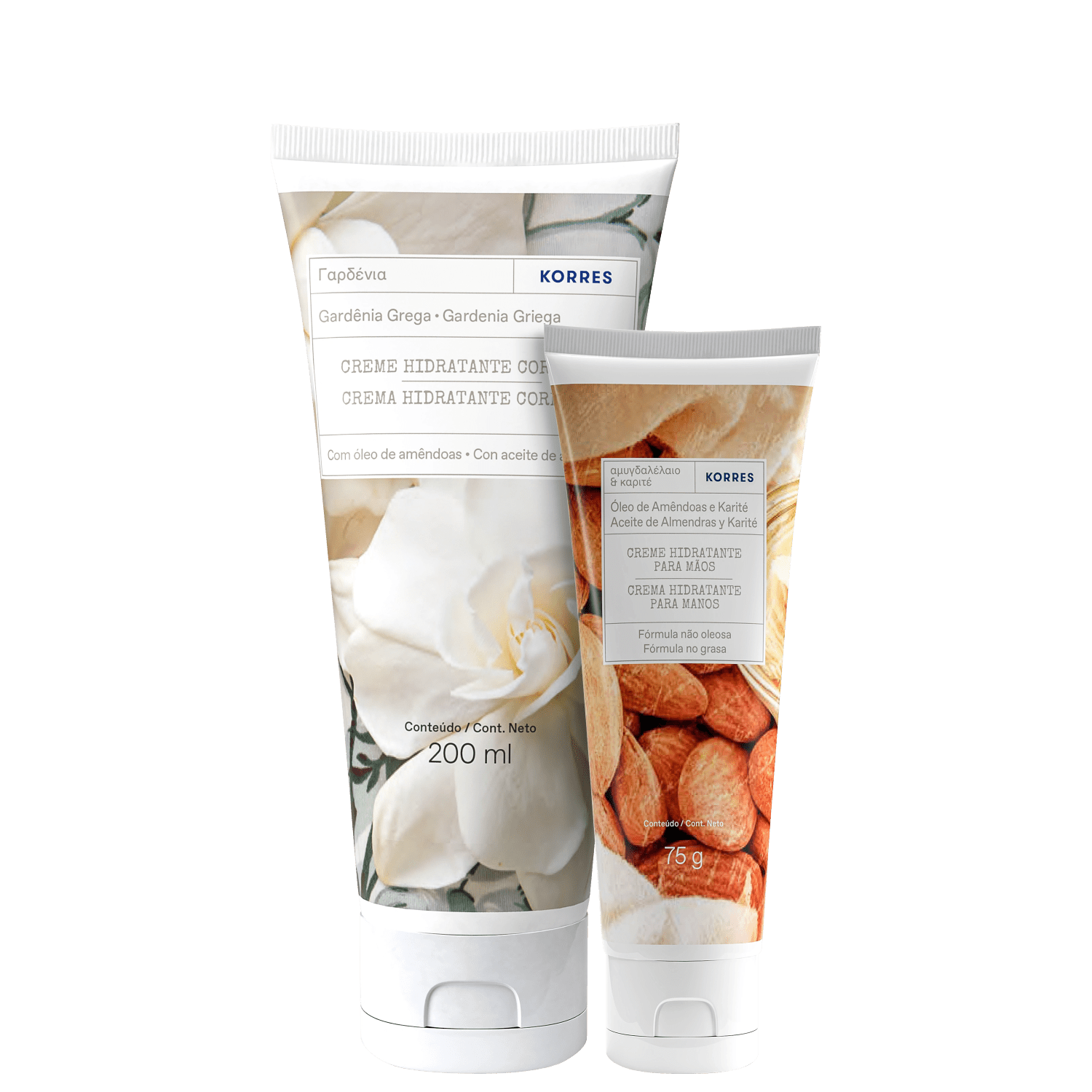 Kit Korres Hidratação para Mãos e Pele Duo #3 (2 Produtos)