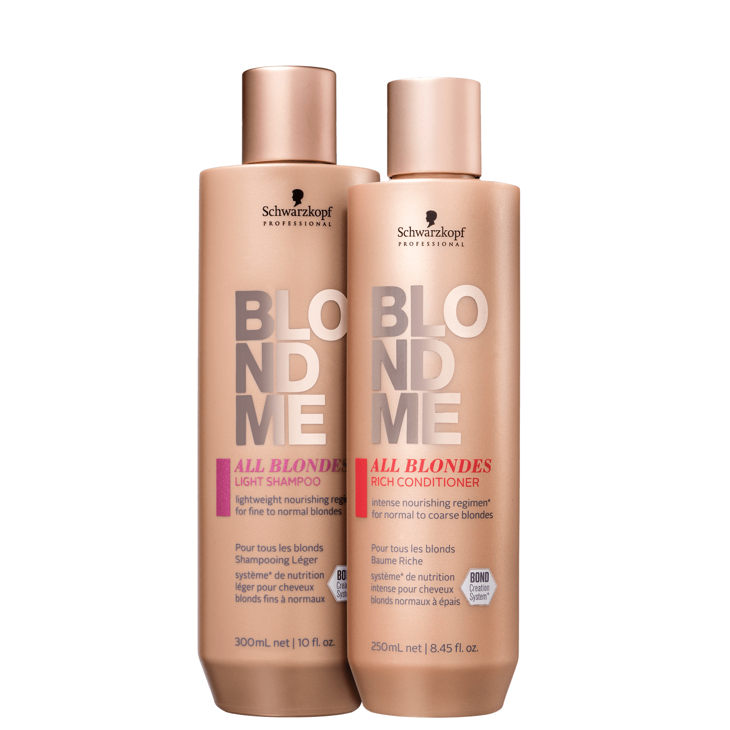 Kit Schwarzkopf Professional BlondMe Suave + Enriquecido Duo (2 Produtos)