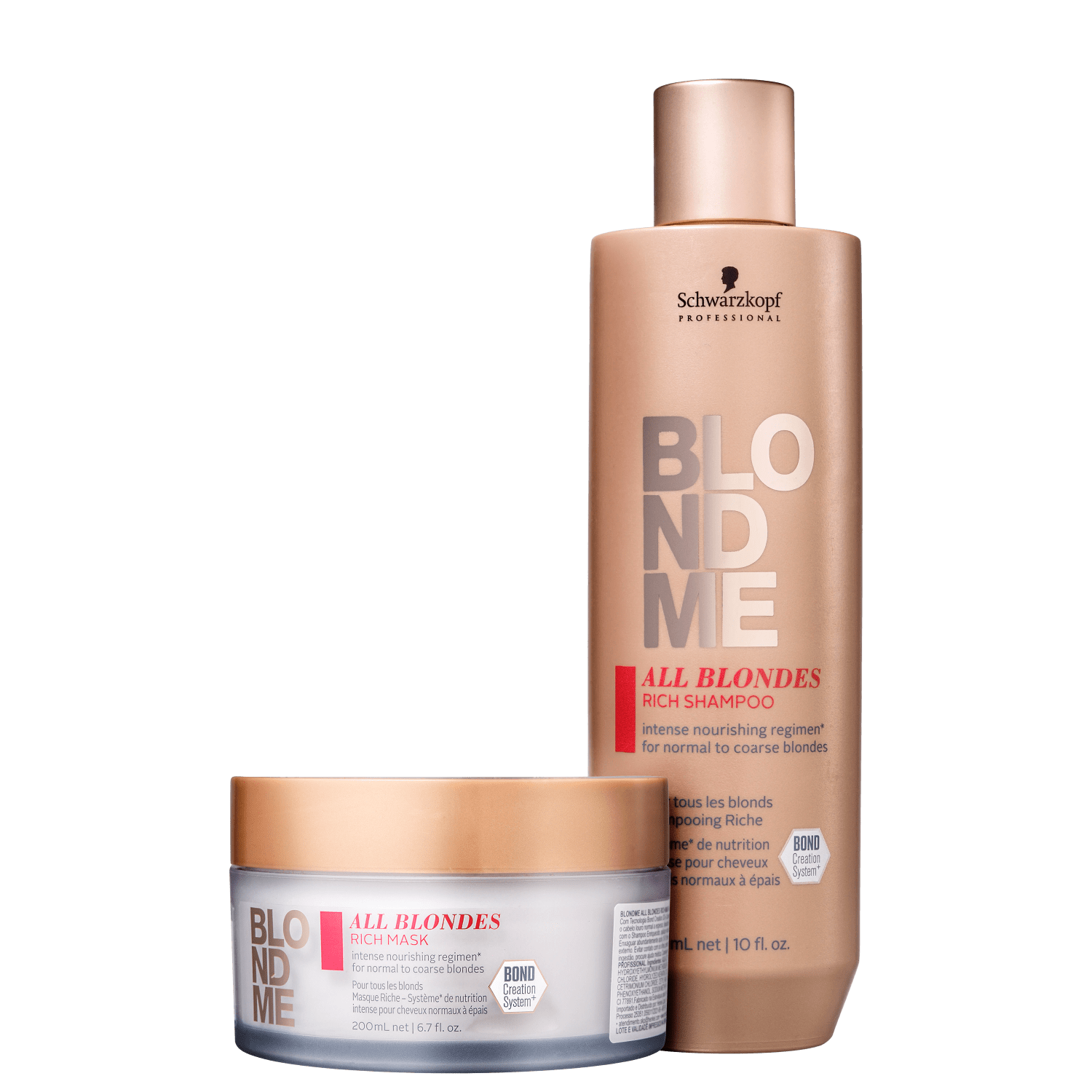 Kit Schwarzkopf Professional BlondMe Enriquecido para Todos os Loiros Duo (2 Produtos)