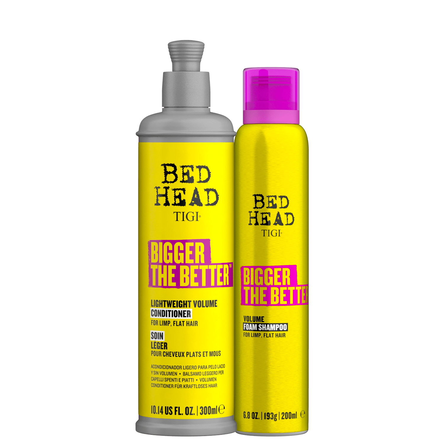 Kit TIGI Bed Head Bigger The Better Duo (2 Produtos)