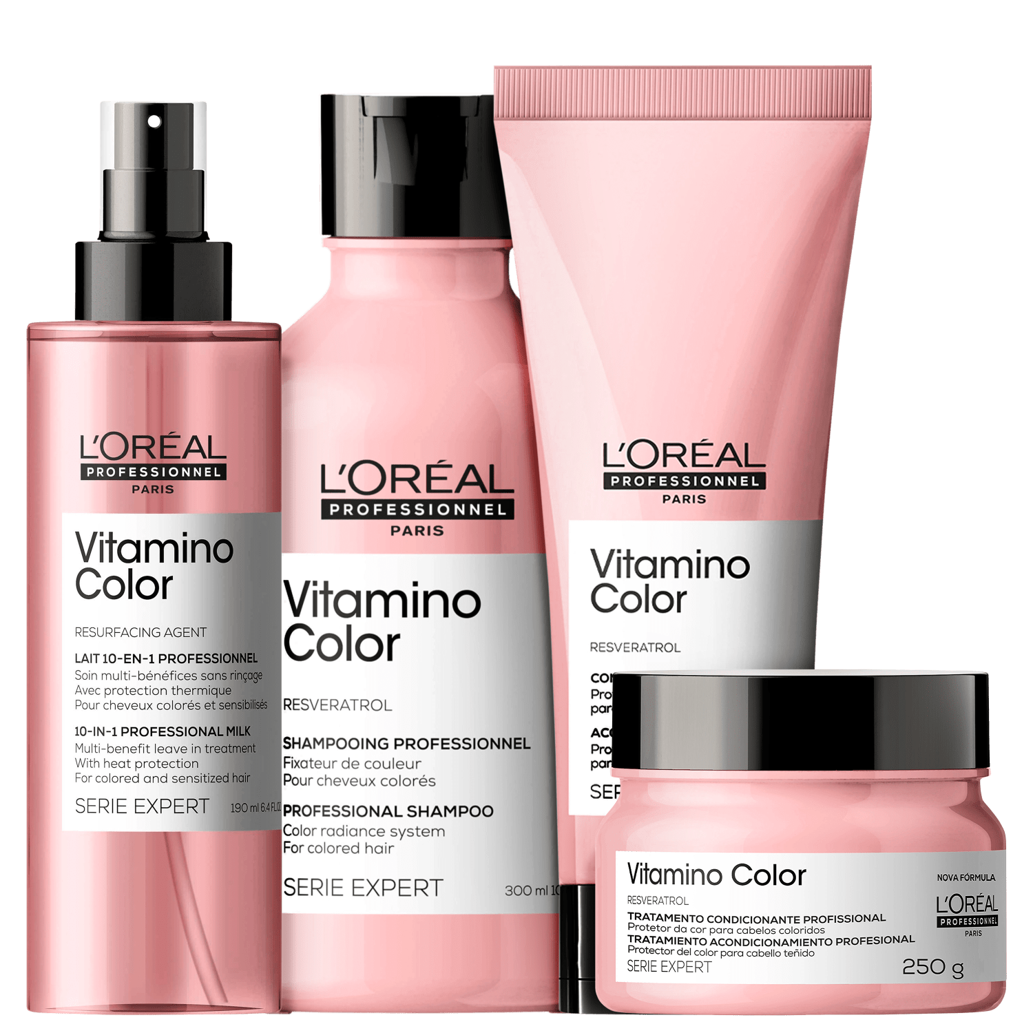Kit L'Oréal Professionnel Serie Expert Vitamino Color Completo (4 Produtos)