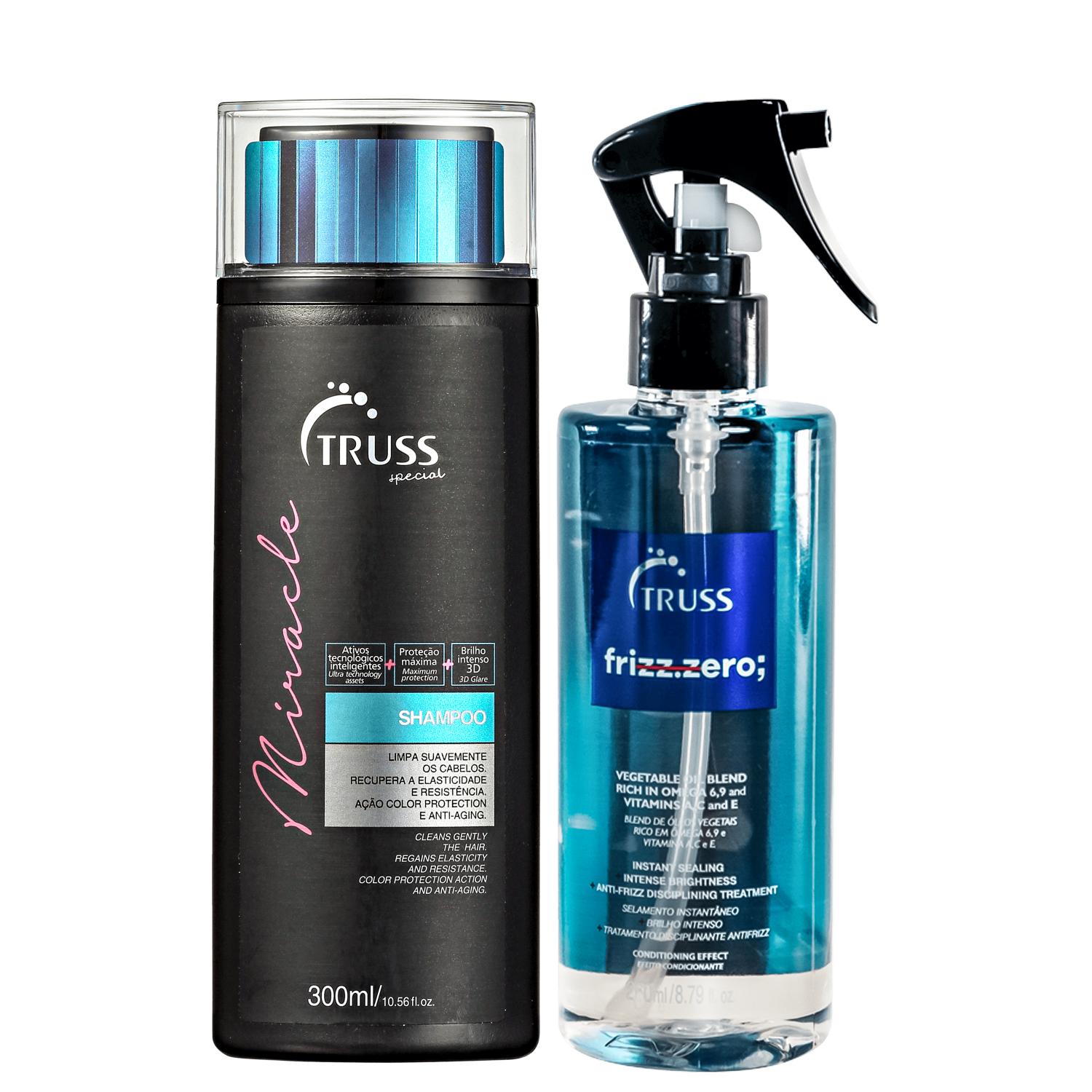 Kit Truss Frizz Zero Miracle (2 Produtos)