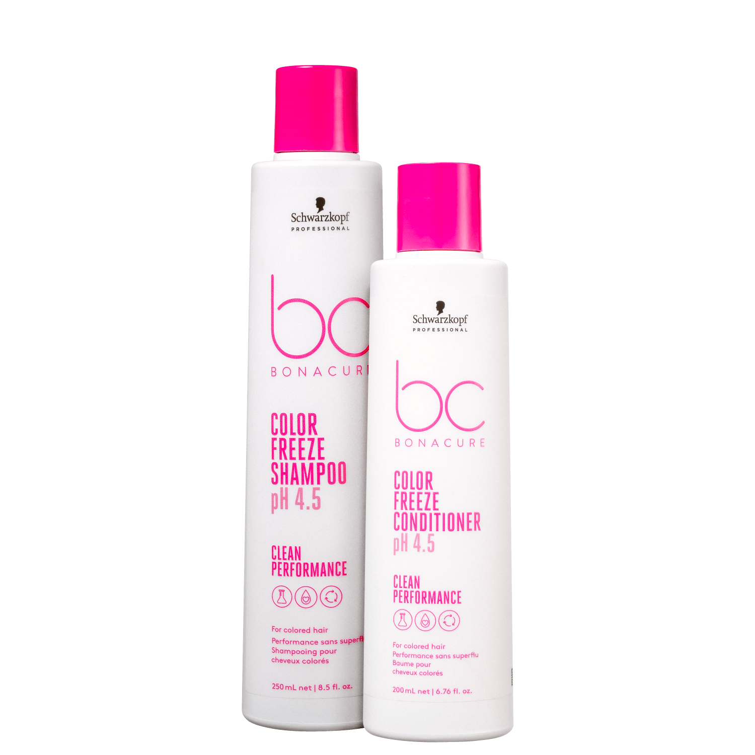 Kit Schwarzkopf Professional BC Bonacure Clean Performance Color Freeze Dupla (2 Produtos)