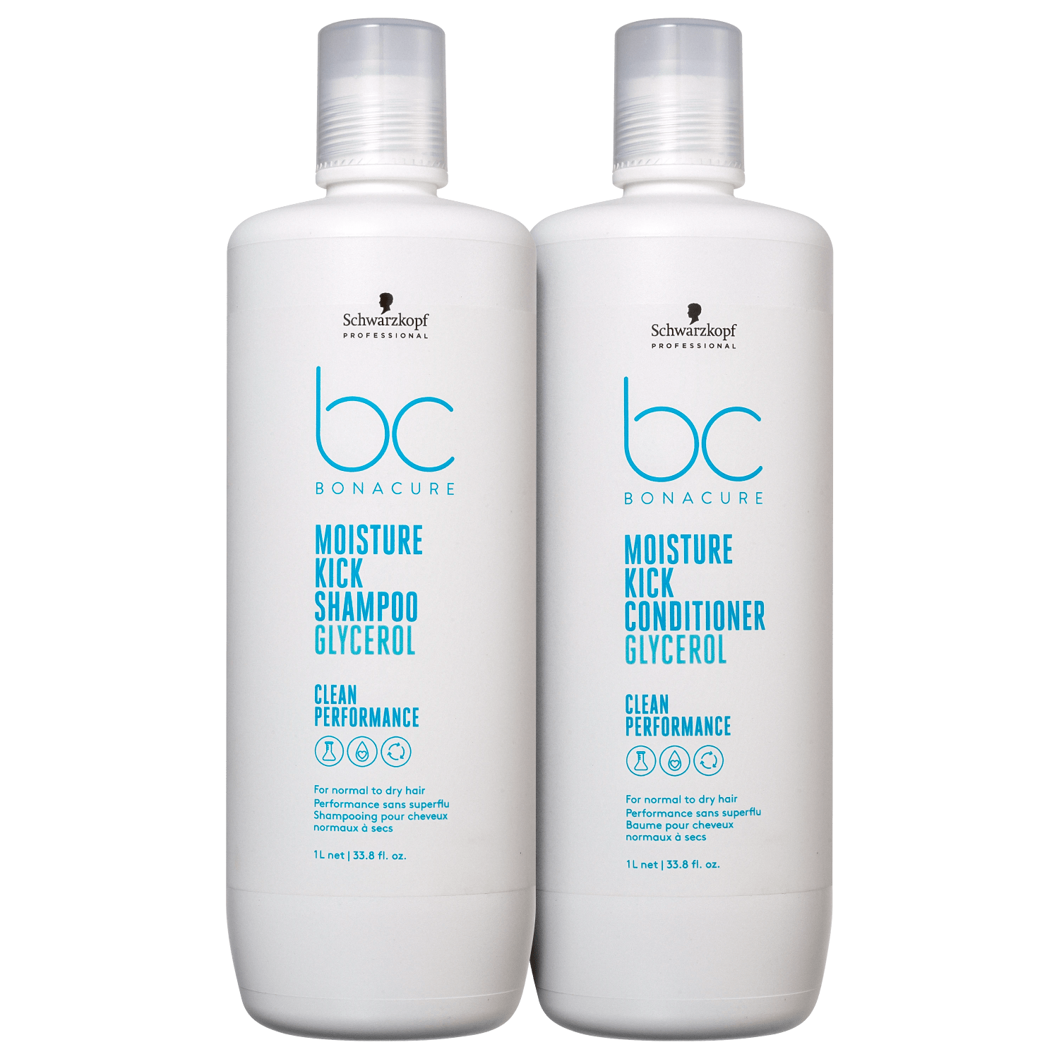 Kit Schwarzkopf Professional BC Bonacure Clean Performance Moisture Kick Super Duo (2 Produtos)