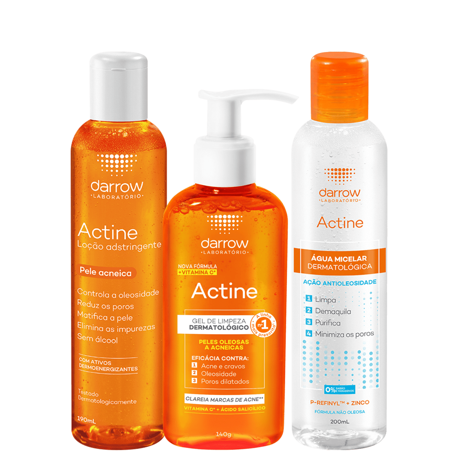 Kit Darrow Actine Trio Essentials (3 Produtos)