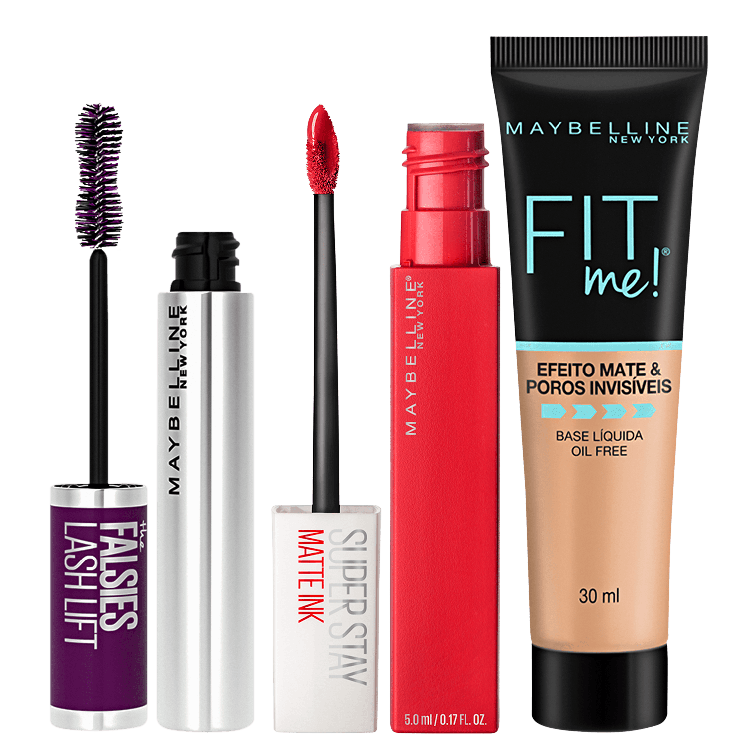 Kit Maybelline Make Up (3 Produtos)