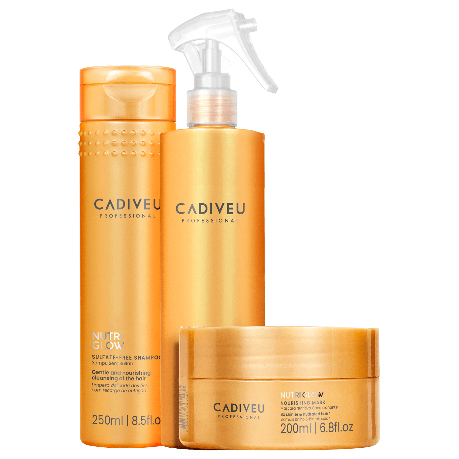 Kit Cadiveu Professional Nutri Glow Triplo (3 Produtos)