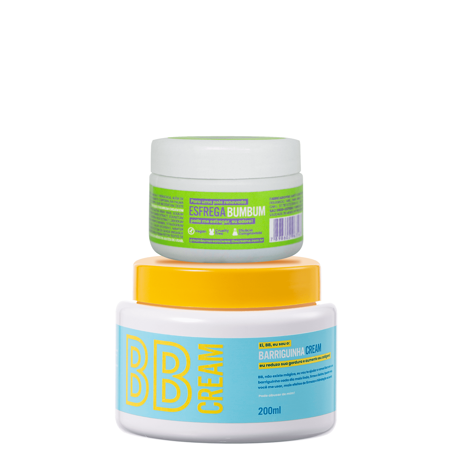 Kit The Creams Barriguinha Esfrega Bumbum (2 Produtos)