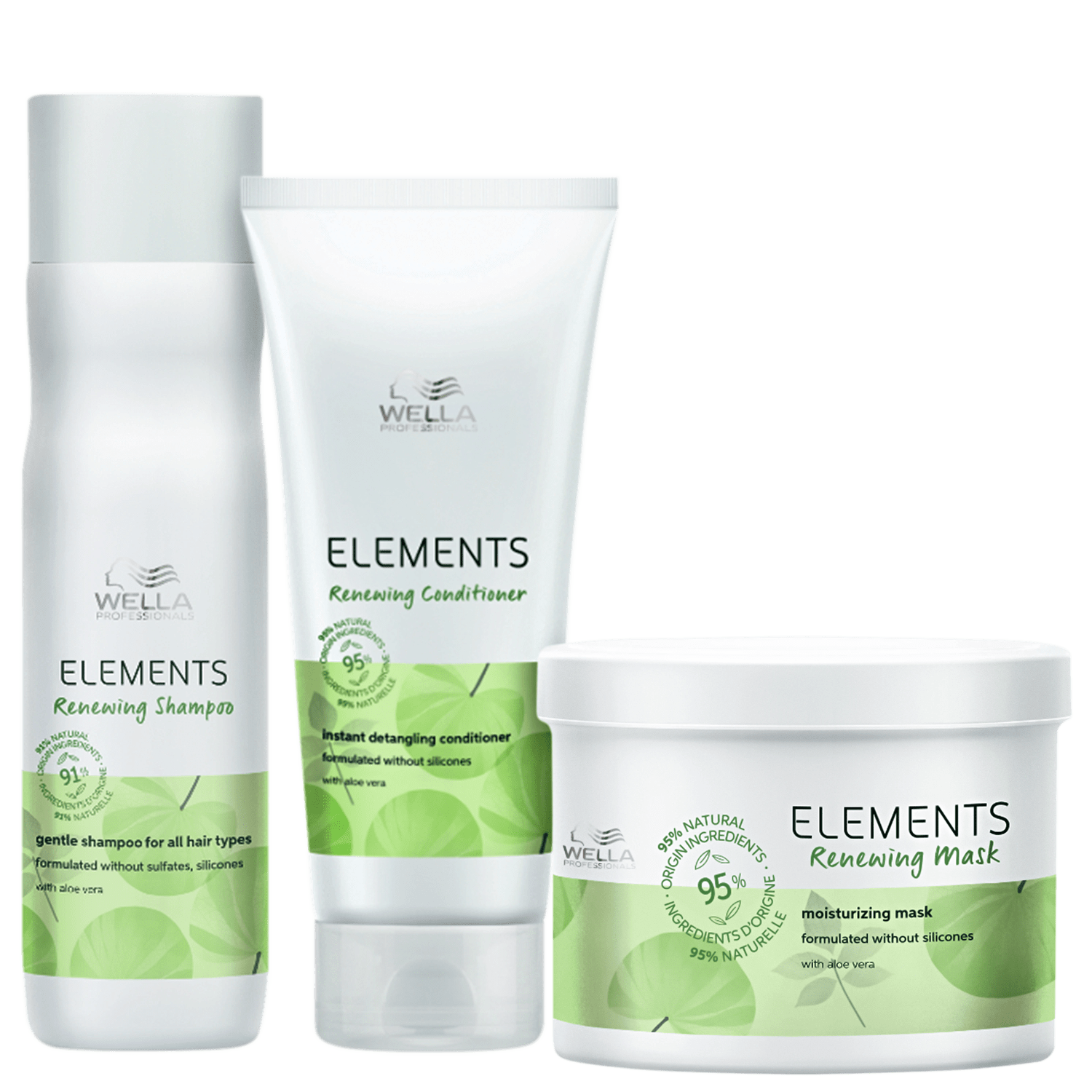 Kit Wella Professionals Elements Renewing Trio (3 Produtos)