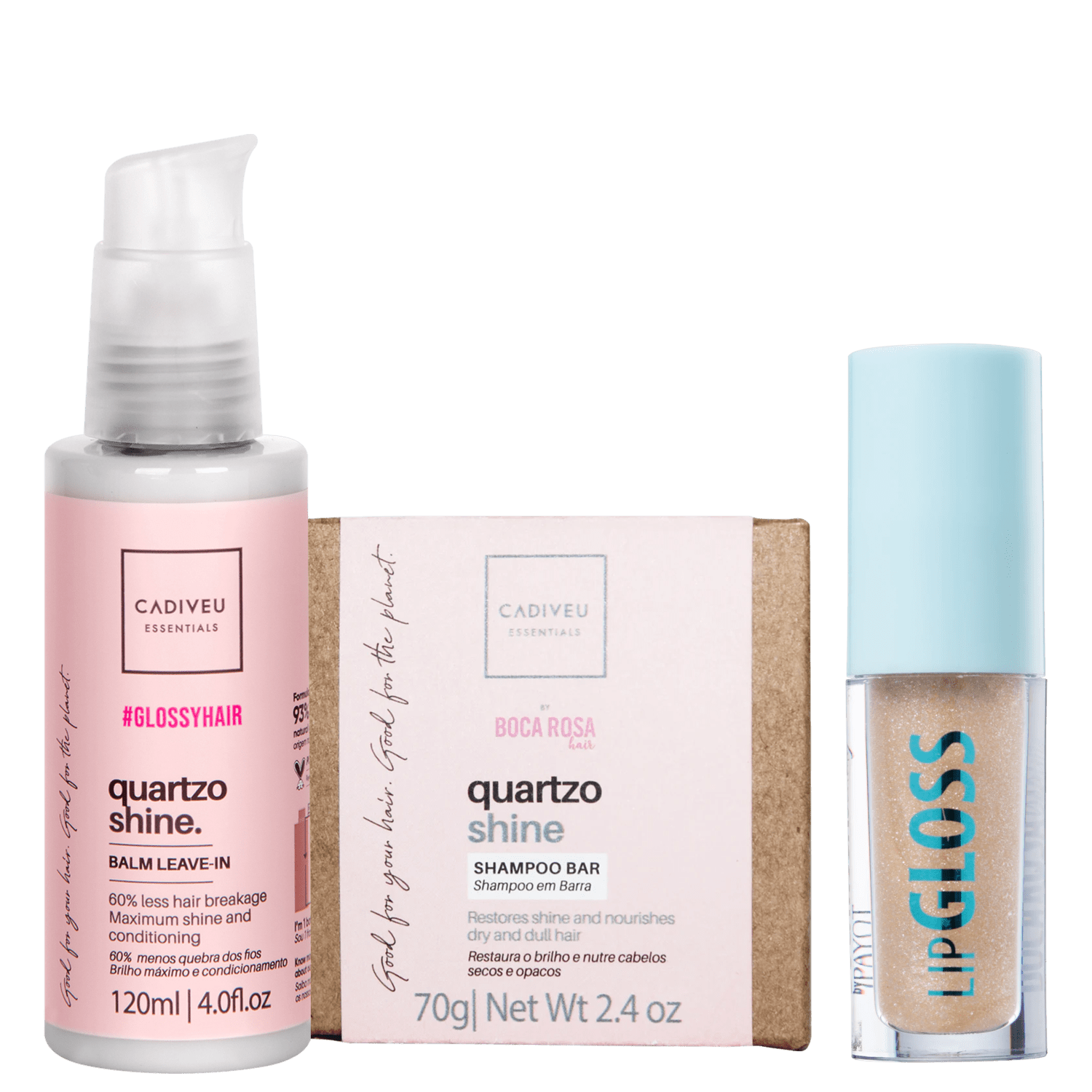 Kit Beleza na Web Diva Glossy Shine (3 Produtos)
