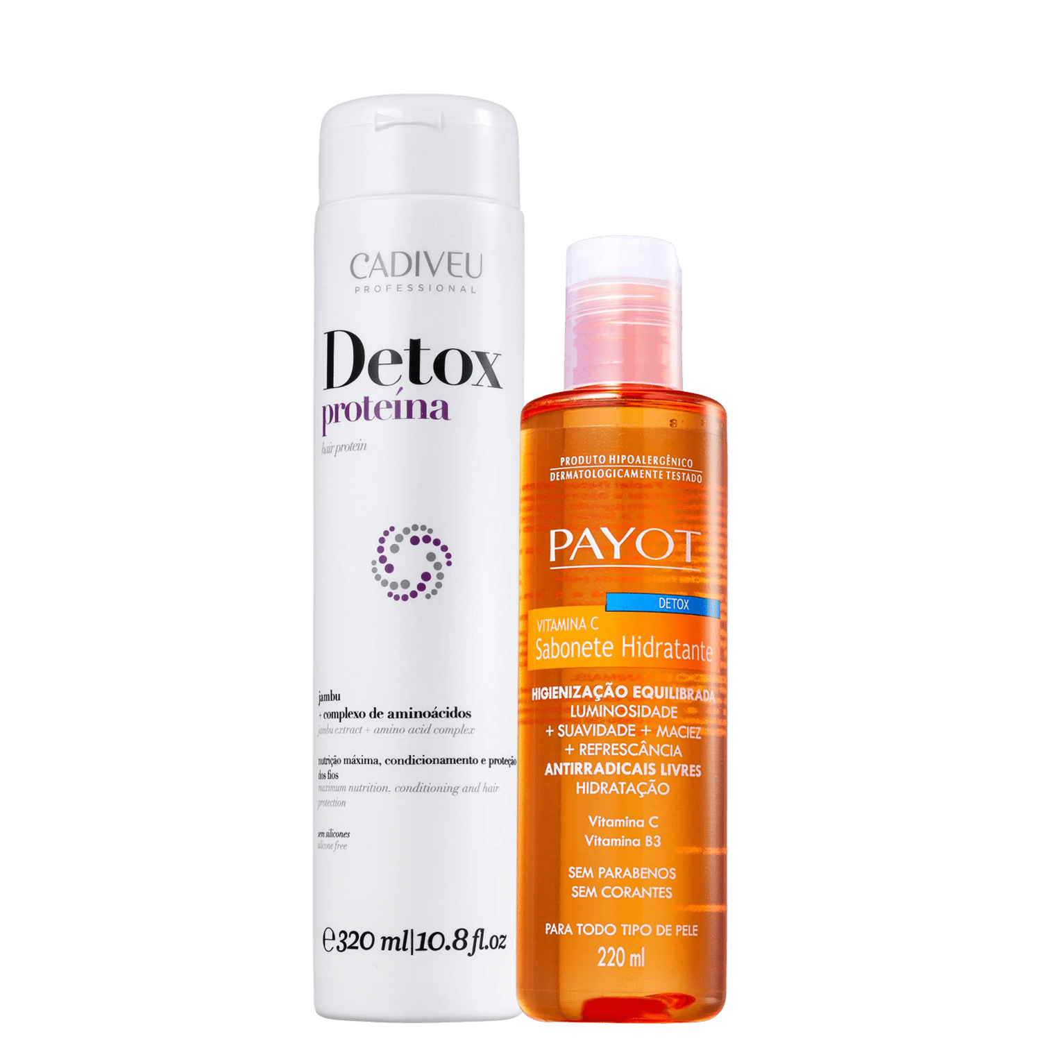Kit Beleza na Web Detox Proteína + Vitamina C (2 Produtos)