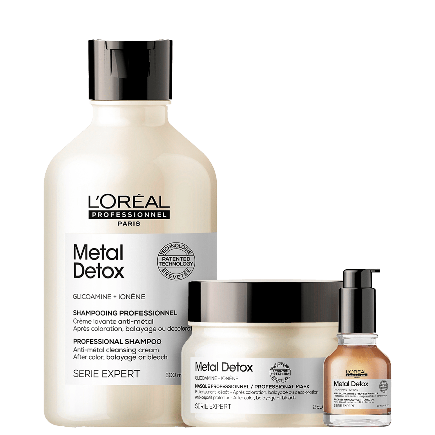 Kit L'Oréal Professionnel Metal Detox Trio Treatment (3 Produtos)