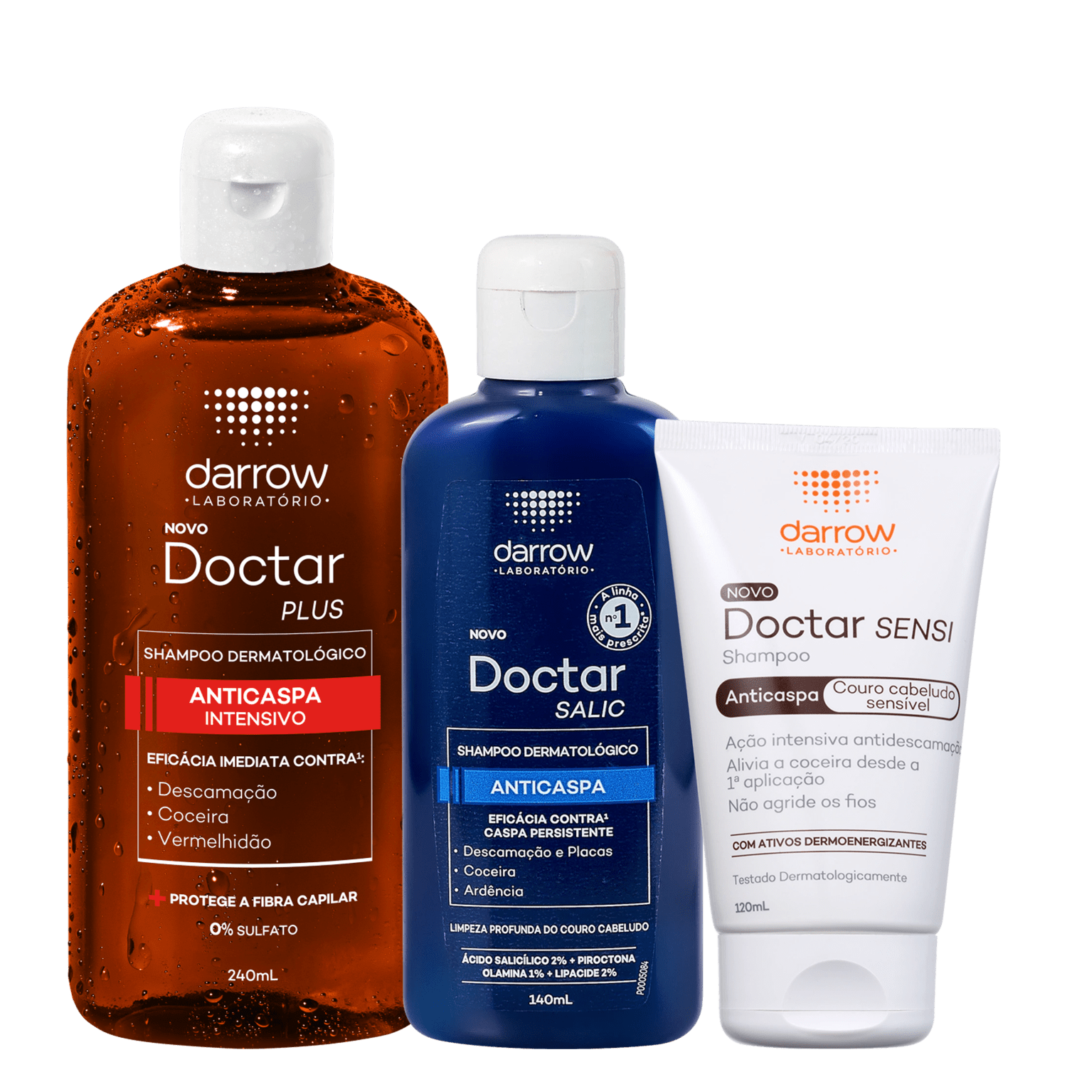 Kit Darrow Doctar Anticaspa Trio (3 Produtos)