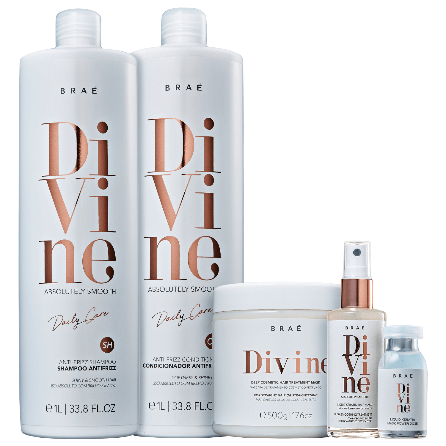 Kit Braé Divine Antifrizz Super (5 Produtos)