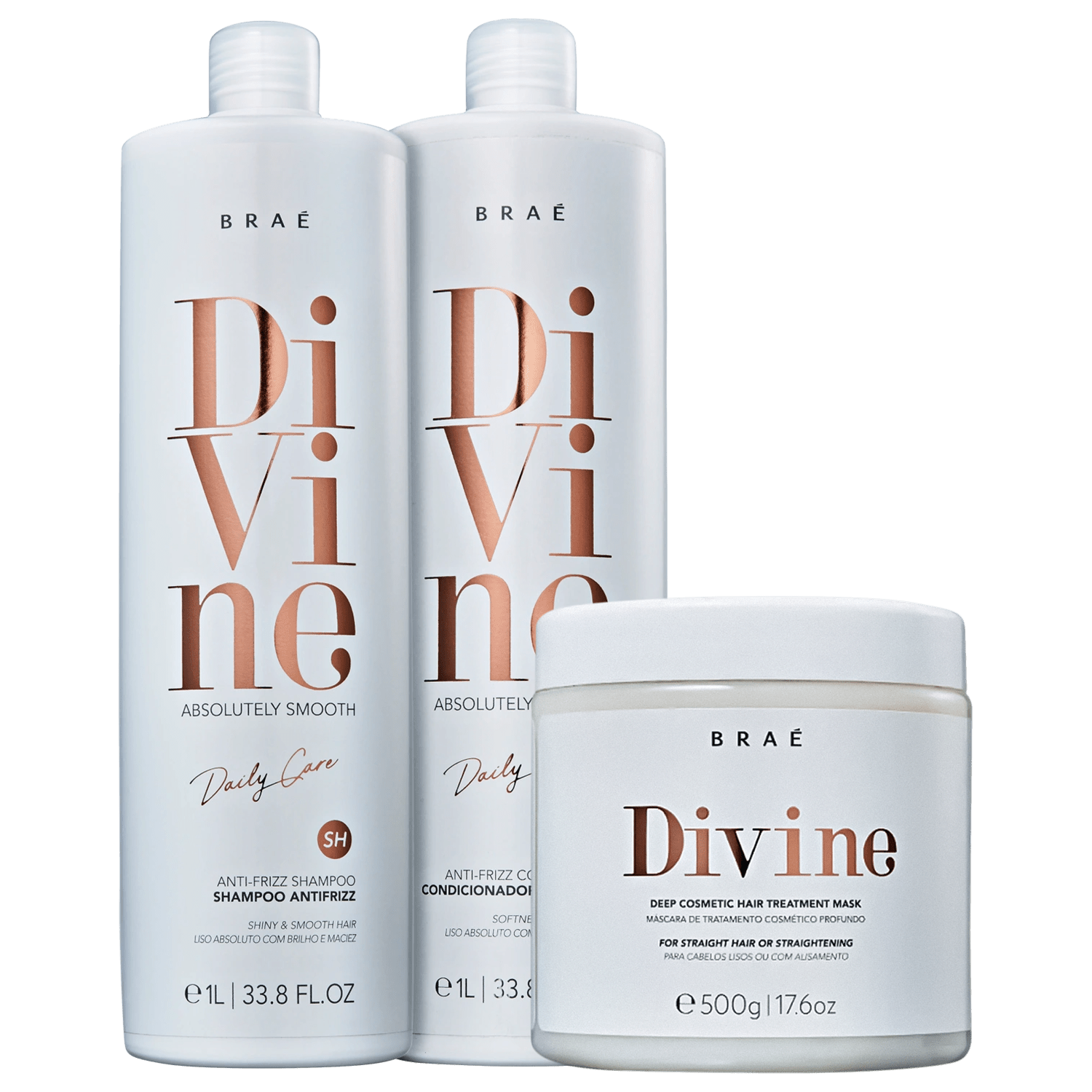 Kit Braé Divine Super Trio Treatment (3 Produtos)