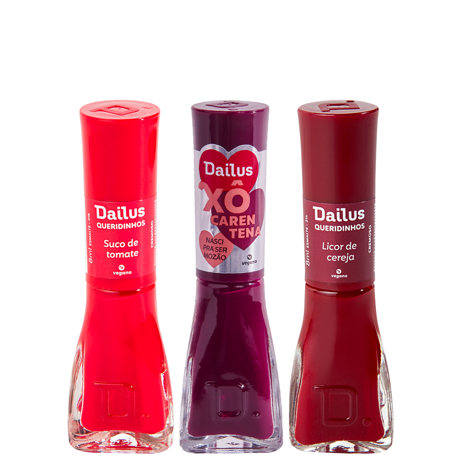 Kit Dailus Vermelhos Poderosos (3 Produtos)