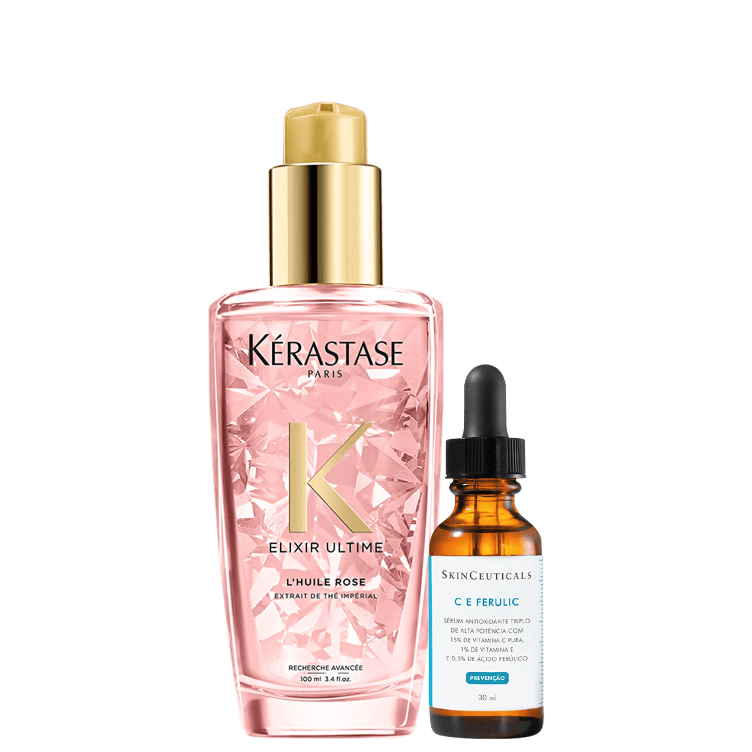 Kit Beleza na Web Kérastase Elixir Ultime Rose & SkinCeuticals C E Ferulic (2 Produtos)