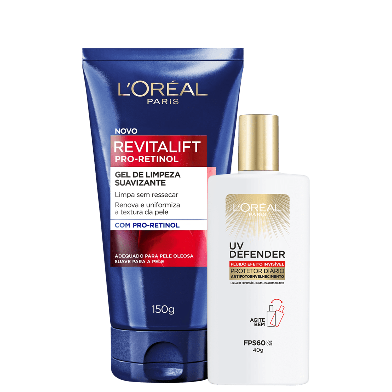 Kit L'Oréal Paris Revitalift UV Defender (2 Produtos)