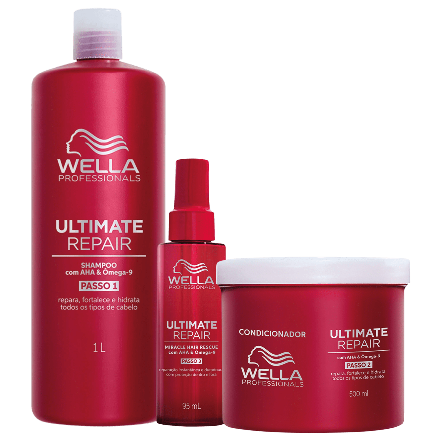 Kit Wella Professionals Ultimate Repair Tripla Ação (3 Produtos)
