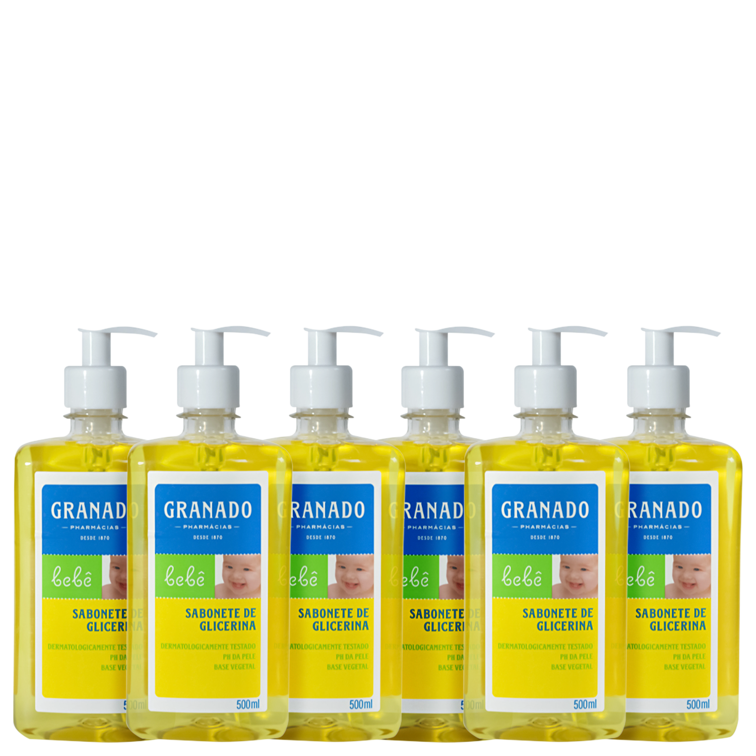 Kit Granado Bebê Glicerina Tradicional - Sabonete Líquido (6 Unidades)