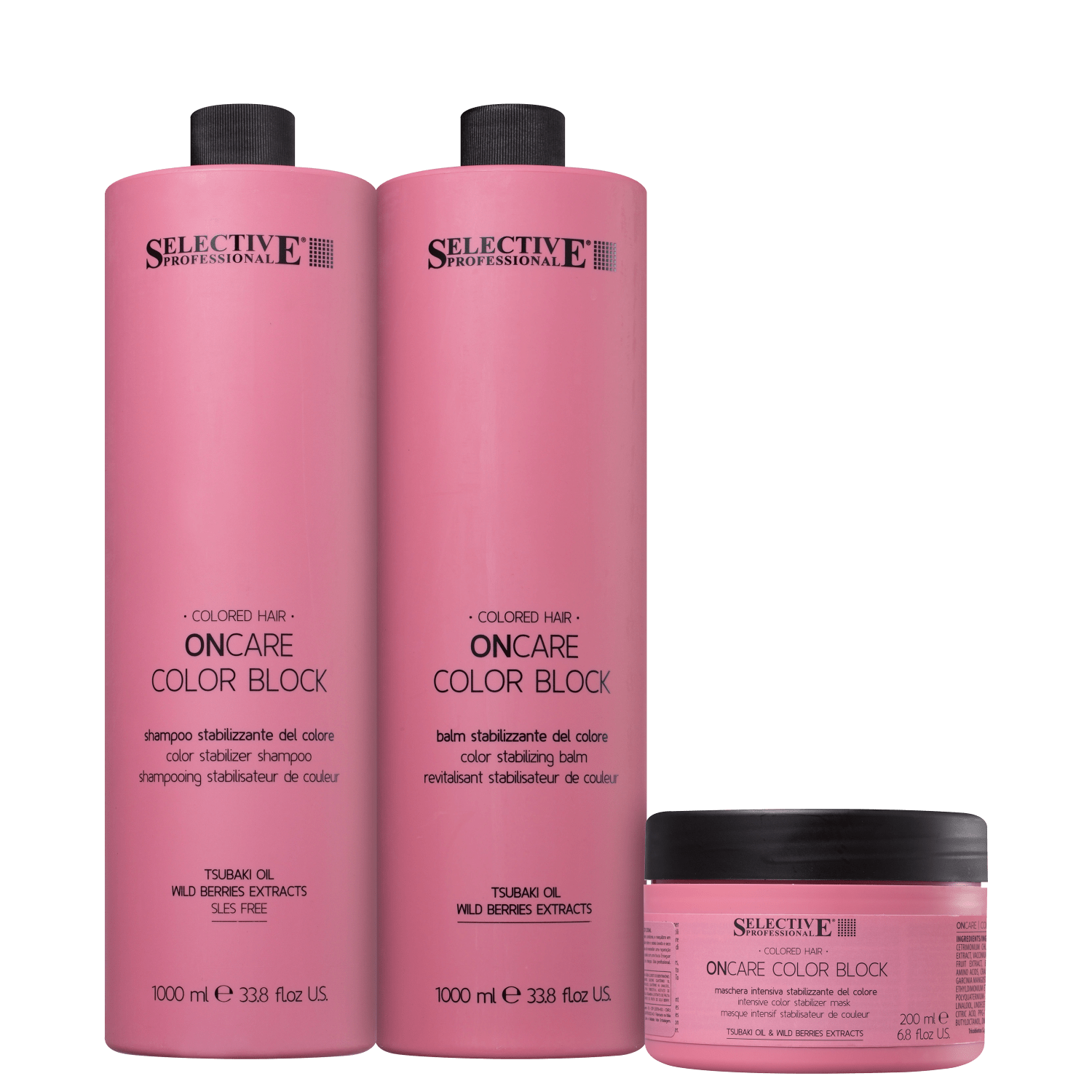 Kit Selective Professional On Care Color Block Salão (3 Produtos)