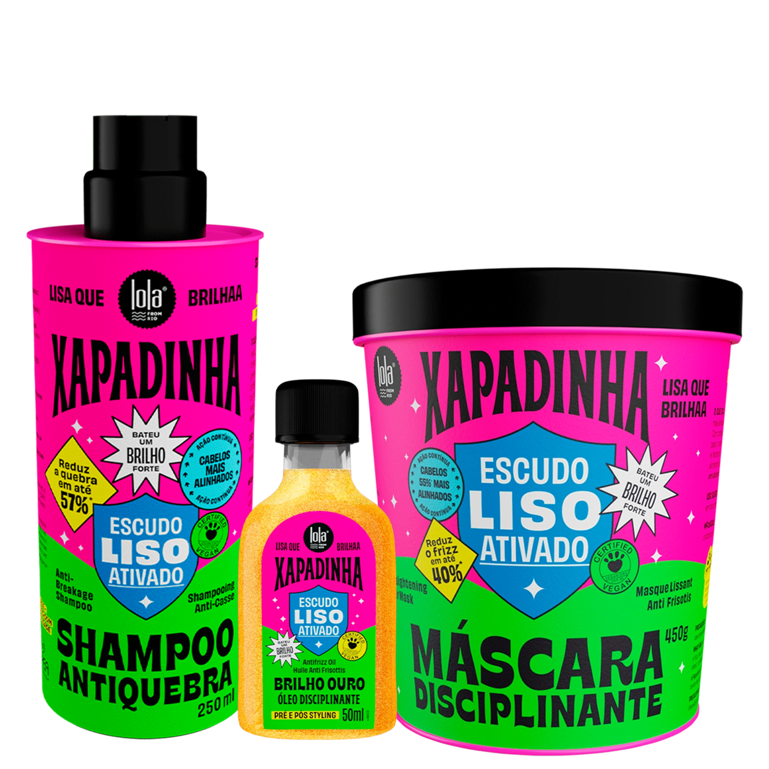 Kit Lola From Rio Xapadinha Trio Disciplinante (3 Produtos)