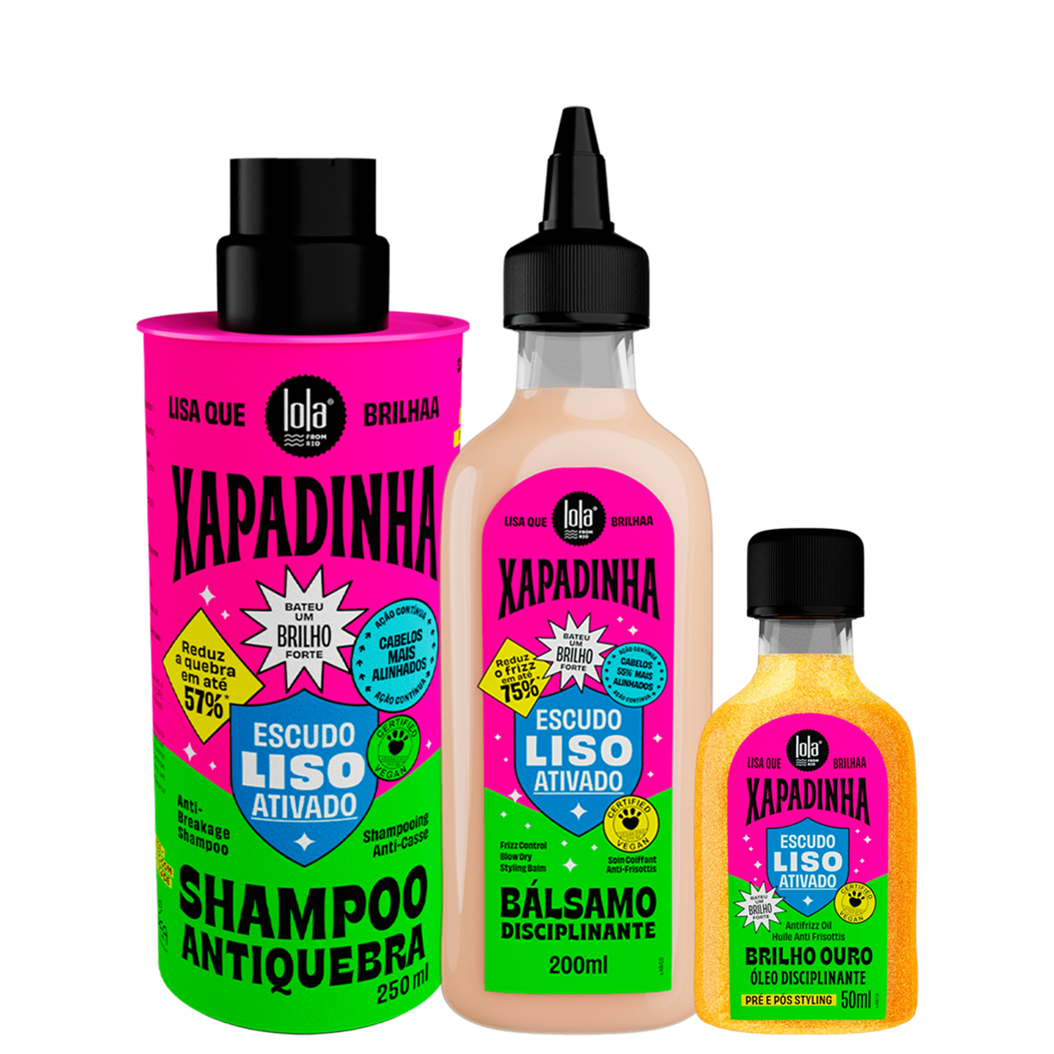 Kit Lola From Rio Xapadinha Trio (3 Produtos)