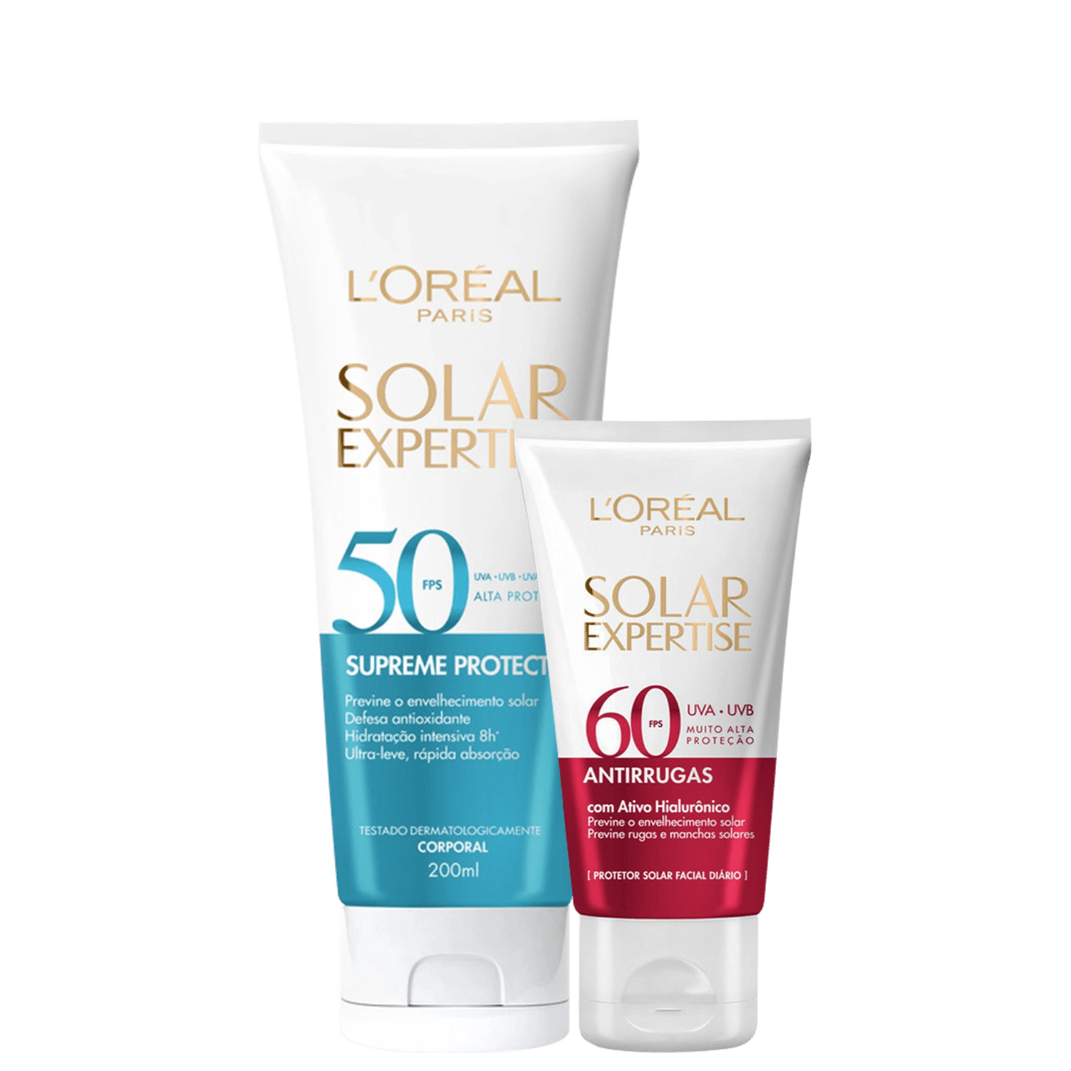 Kit L'Oréal Paris Solar Expertise FPS50 + FPS60 (2 Produtos)