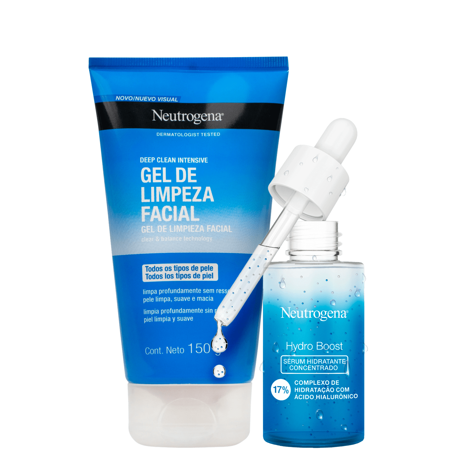 Kit Neutrogena Deep Clean Hydro Boost (2 Produtos)