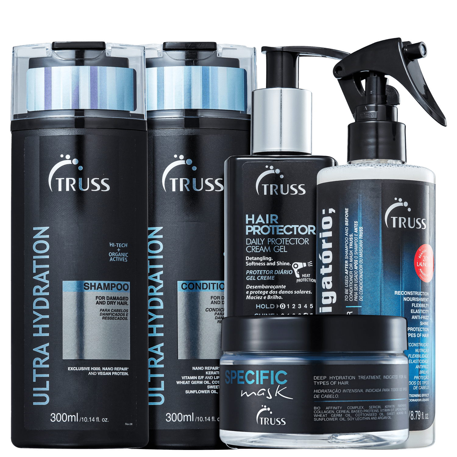 Kit Truss Ultra Hydration Obrigatório Specific Protector (5 Produtos)