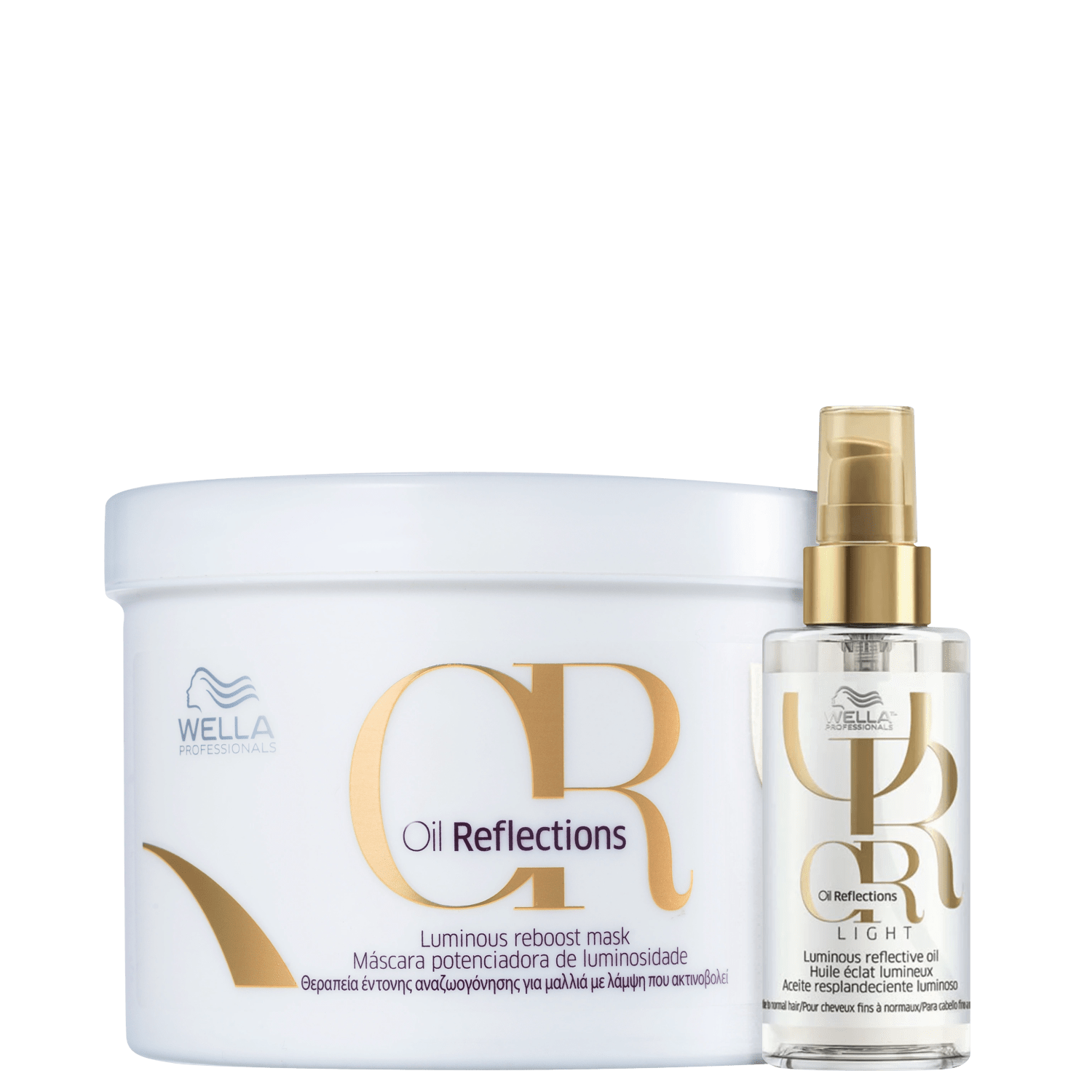 Kit Wella Professionals Oil Reflections Mask Light Duo (2 Produtos)