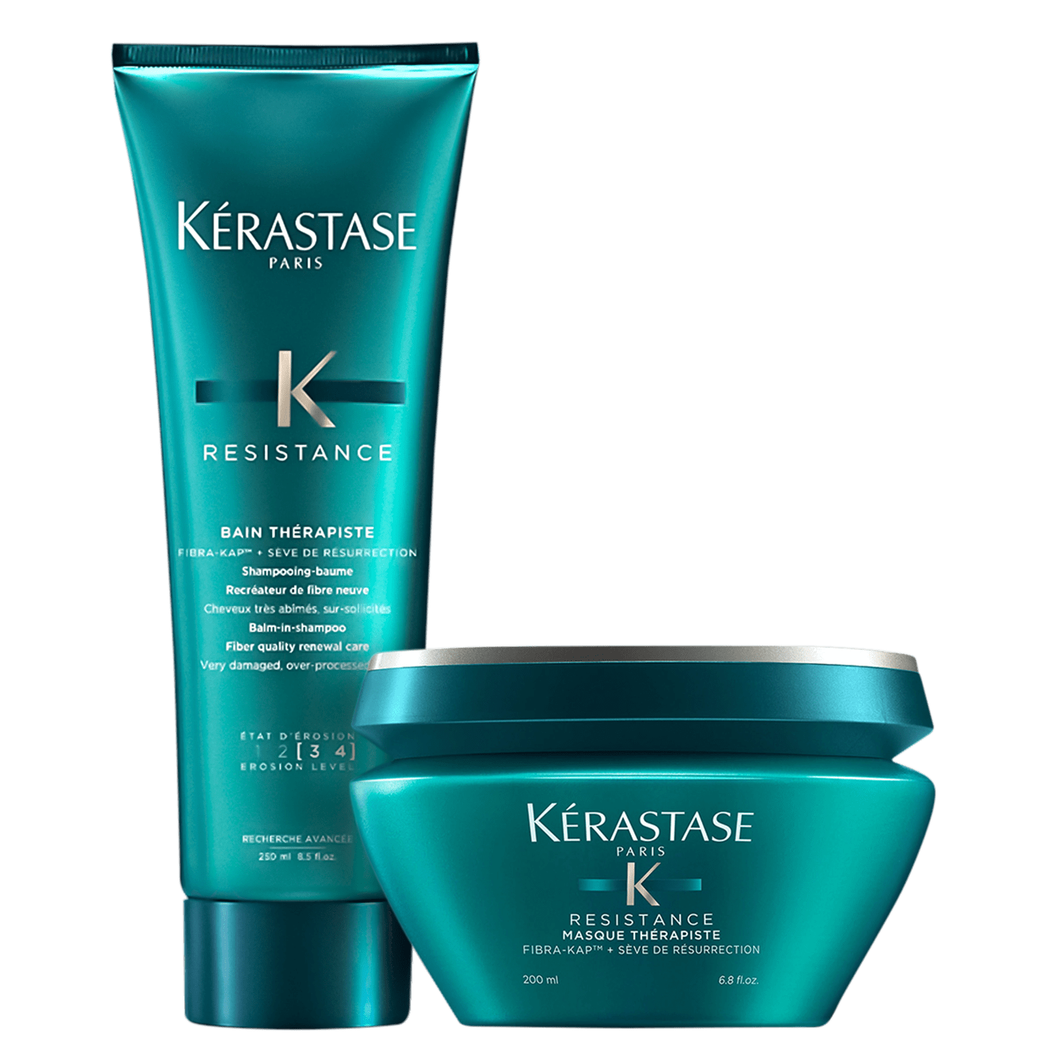 Kit Kérastase Résistance Thérapiste Limpeza e Força (2 Produtos)