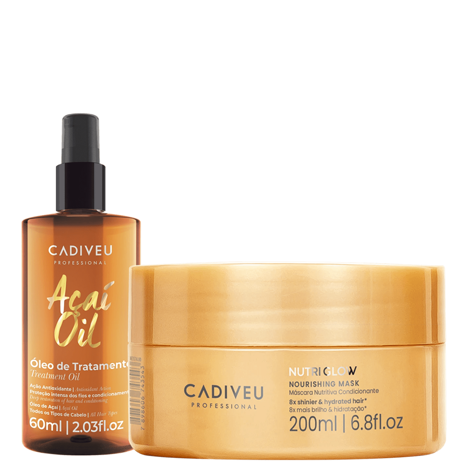 Kit Cadiveu Professional Açaí Oil Nutriglow Care Intense (2 Produtos)