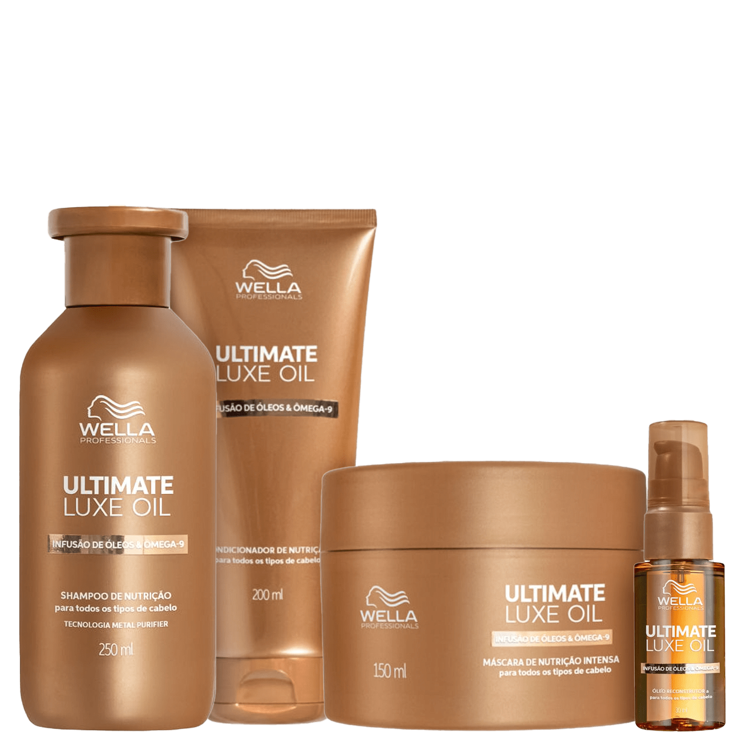 Kit Wella Professionals Ultimate Luxe Oil (4 Produtos)