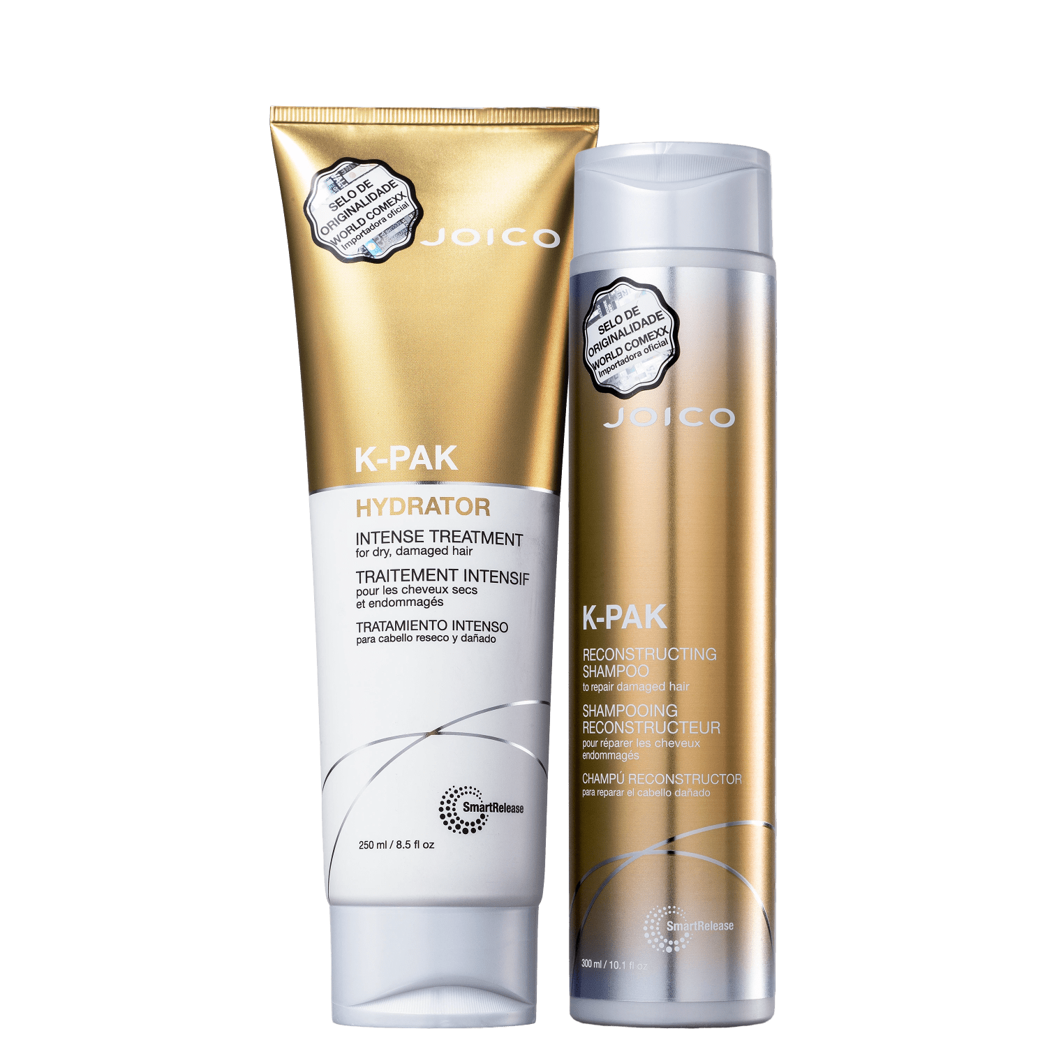 Kit Joico Duo Care K-PAK Hidratação e Reconstrução (2 Produtos)