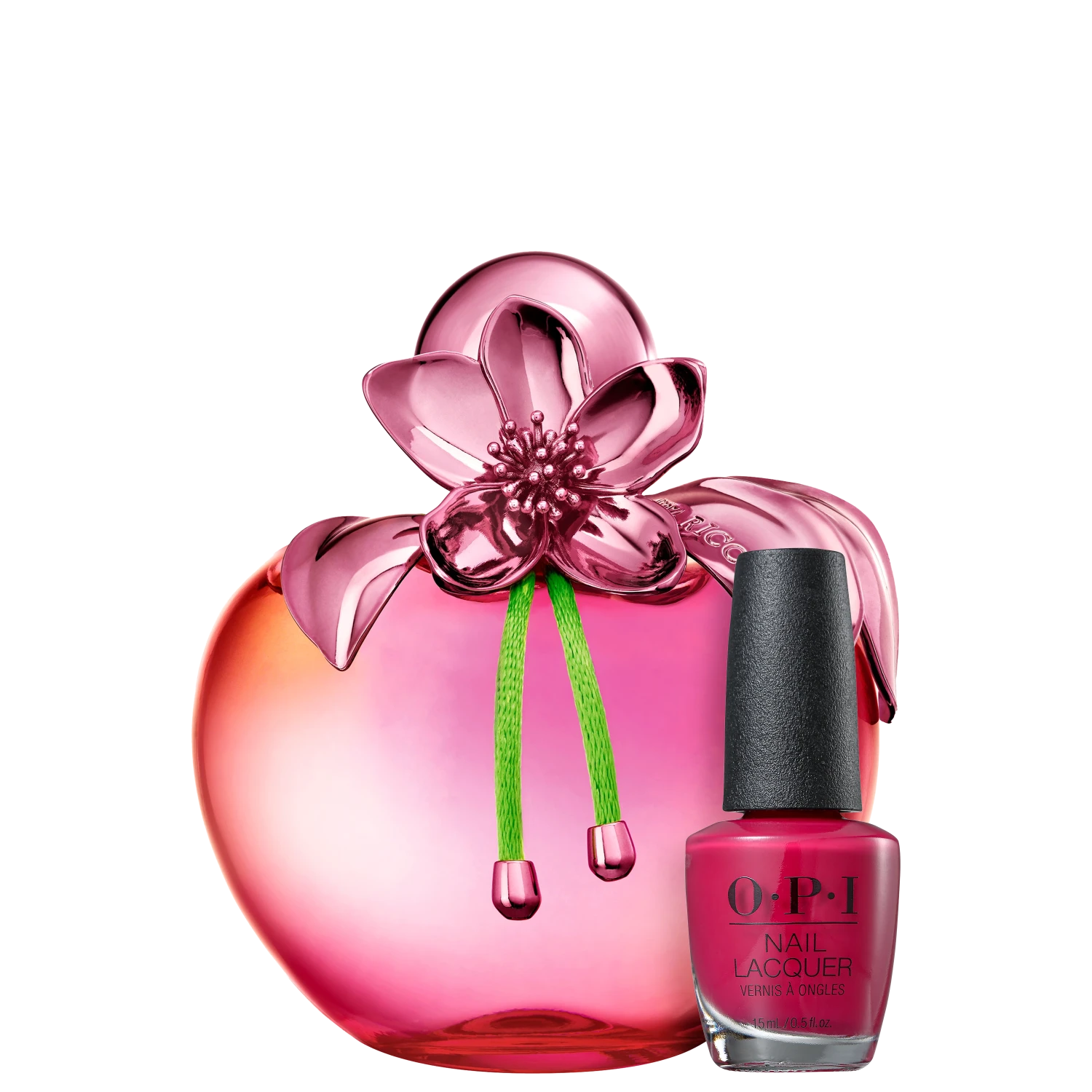 Conjunto Nina Illusion Nina Ricci Feminino - Perfume Eau de Parfum 80ml + Esmalte Cremoso OPI By Popular Vote 15ml
