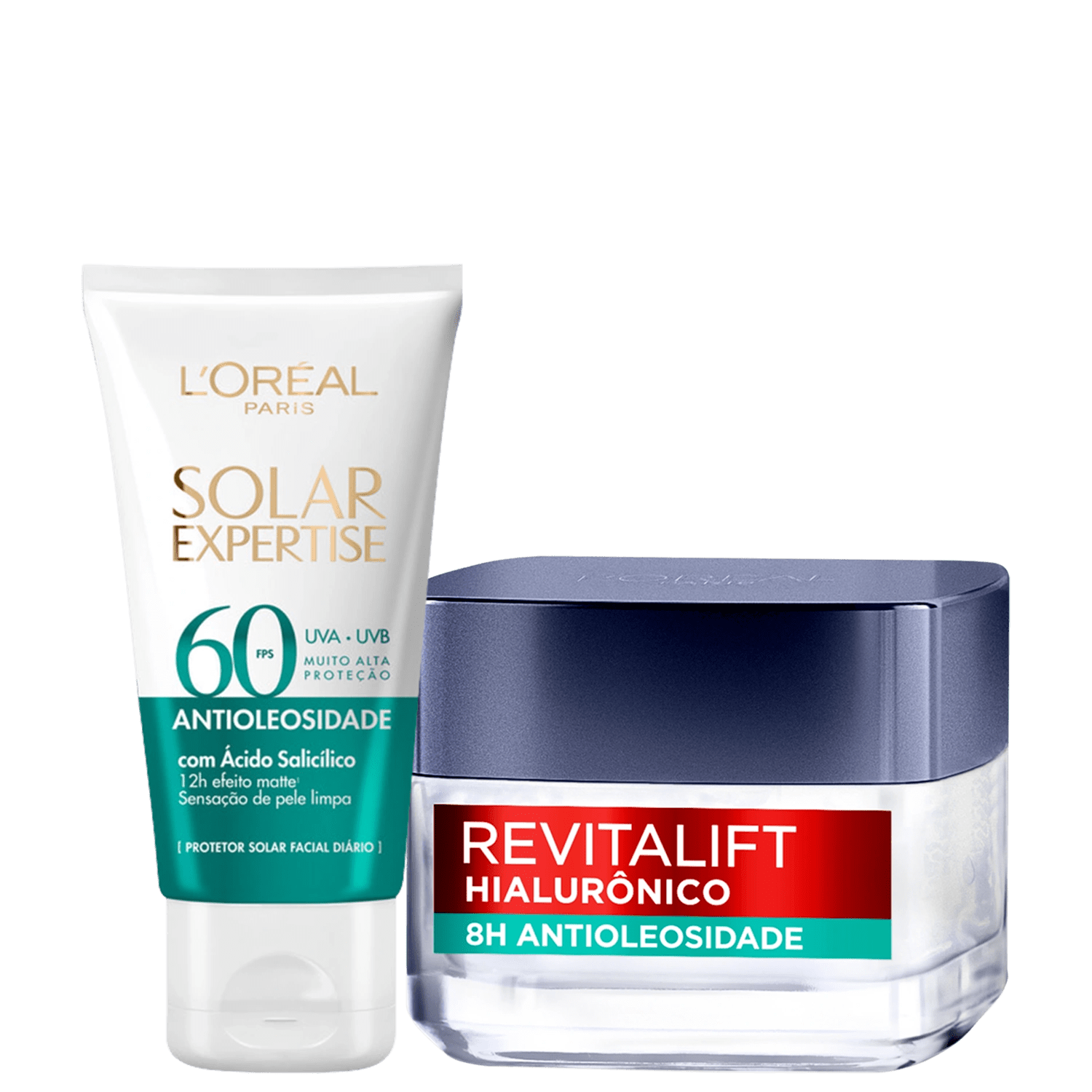 Kit L'Oréal Paris Solar Expertise Revitalift Hialurônico (2 Produtos)