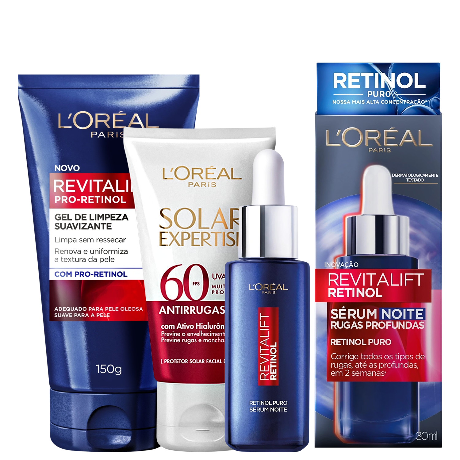 Kit L'Oréal Paris Revitalift Solar Expertise (3 Produtos)