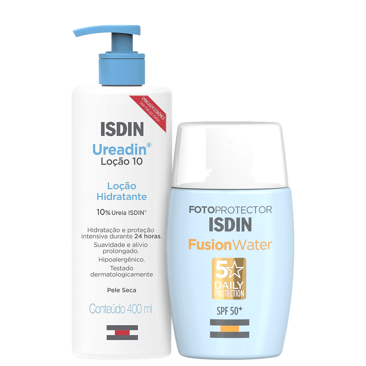 Kit ISDIN Hydration Ureadin 10 Fusion Water (2 Produtos)