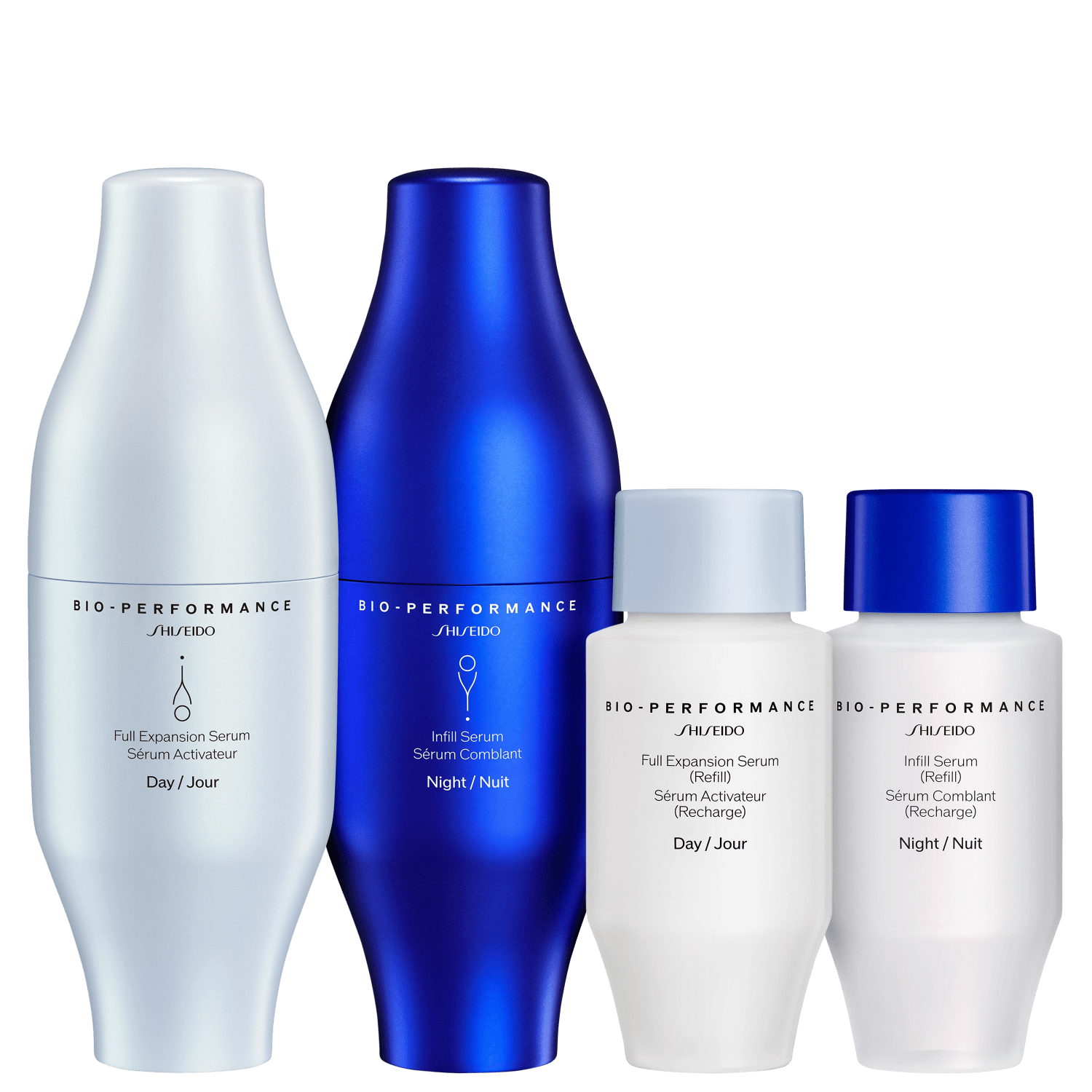 Kit Shiseido Bio-Performance Skin Filler com Refil (4 Produtos)