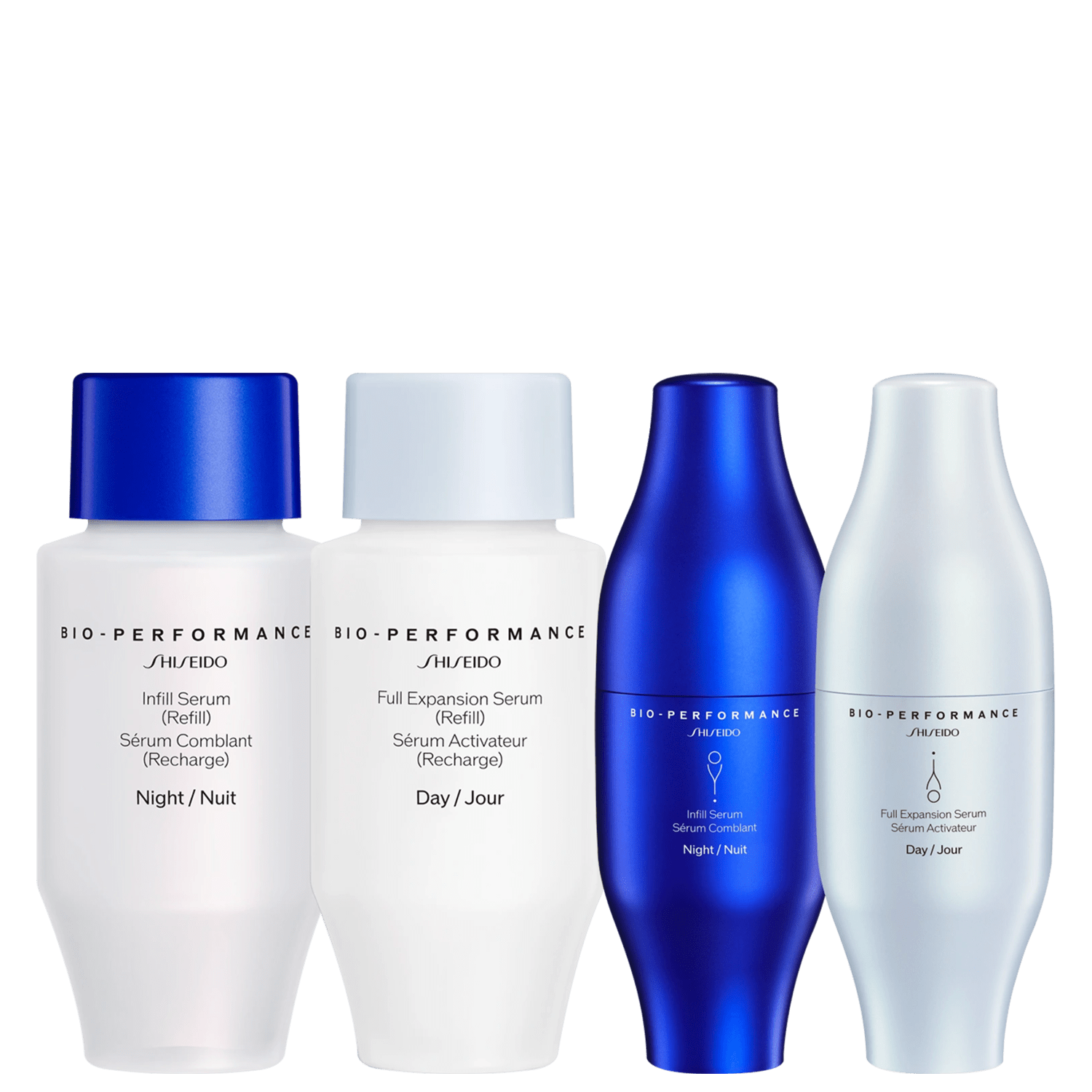 Kit Shiseido Bio-Performance Skin Filler com Refil (4 Produtos)