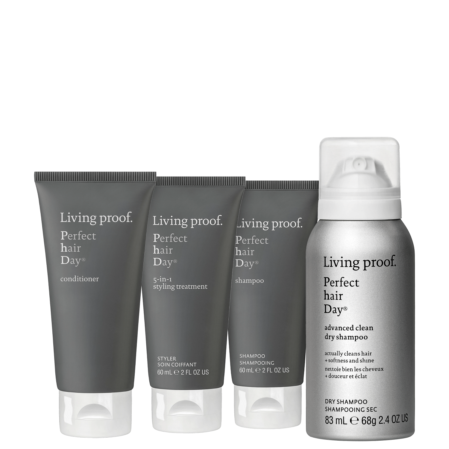 Kit Living Proof Perfect hair Day (PhD) Advanced Clean Dry Mini (4 Produtos)