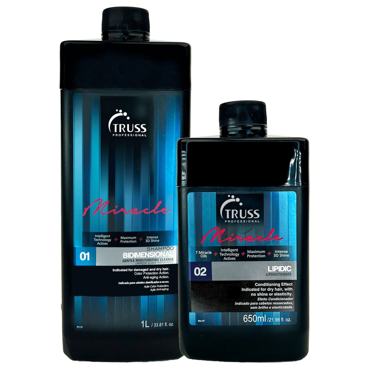 Kit TRUSS Miracle Duo Refil (2 Produtos)