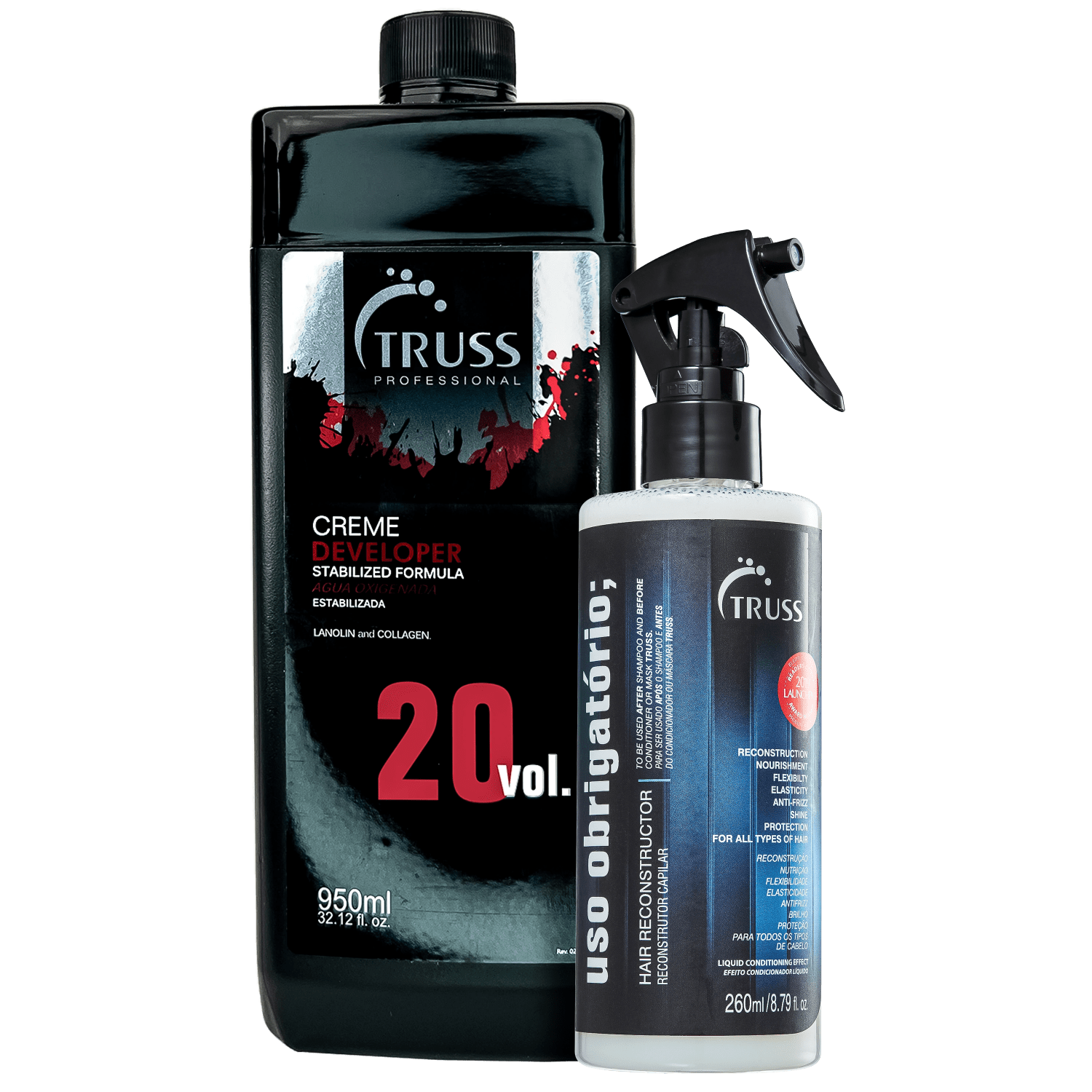 Kit TRUSS Uso Obrigatório + Creme Developer (2 Produtos)