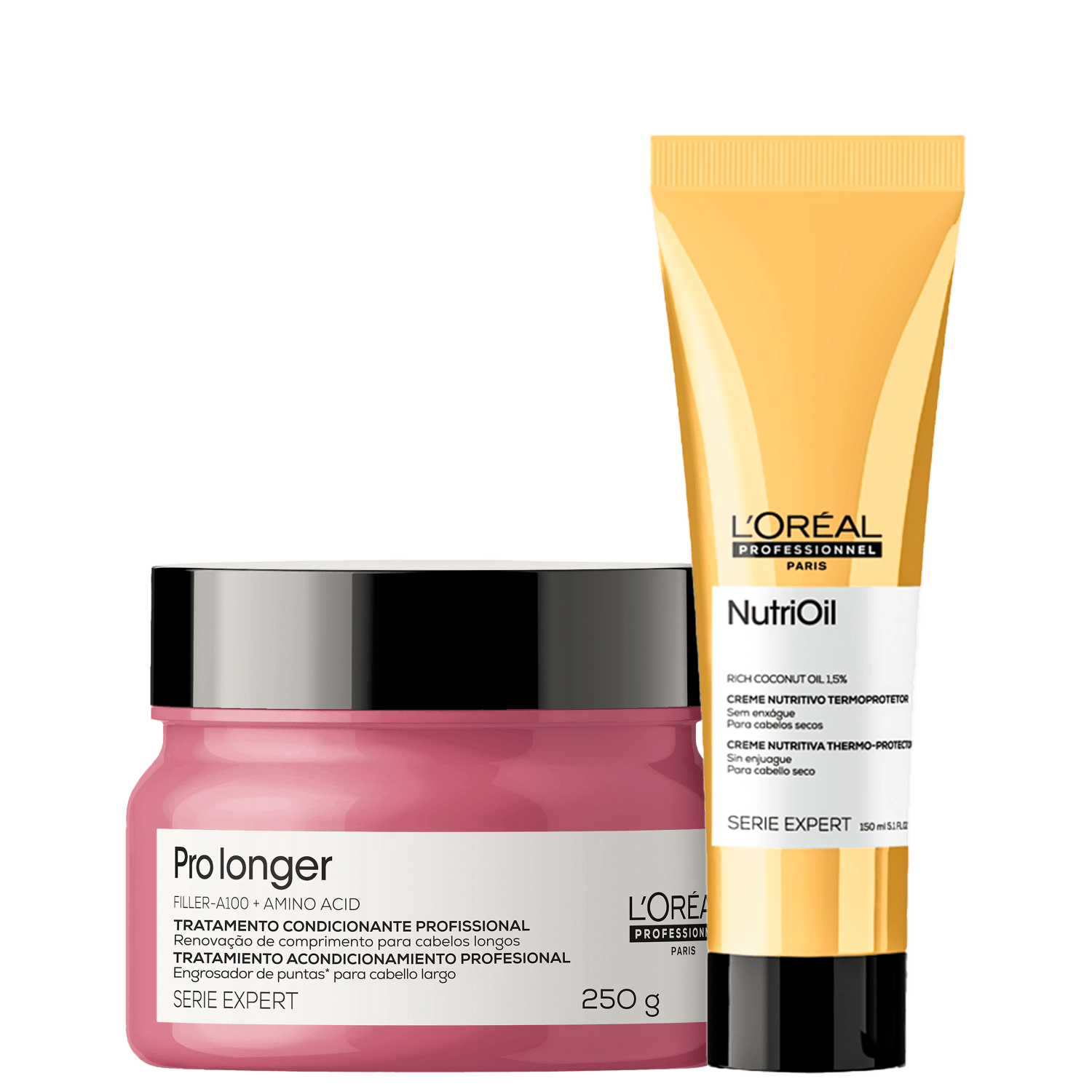 Kit L'Oréal Professionnel Serie Expert Pro Longer NutriOil Duo Care (2 Produtos)