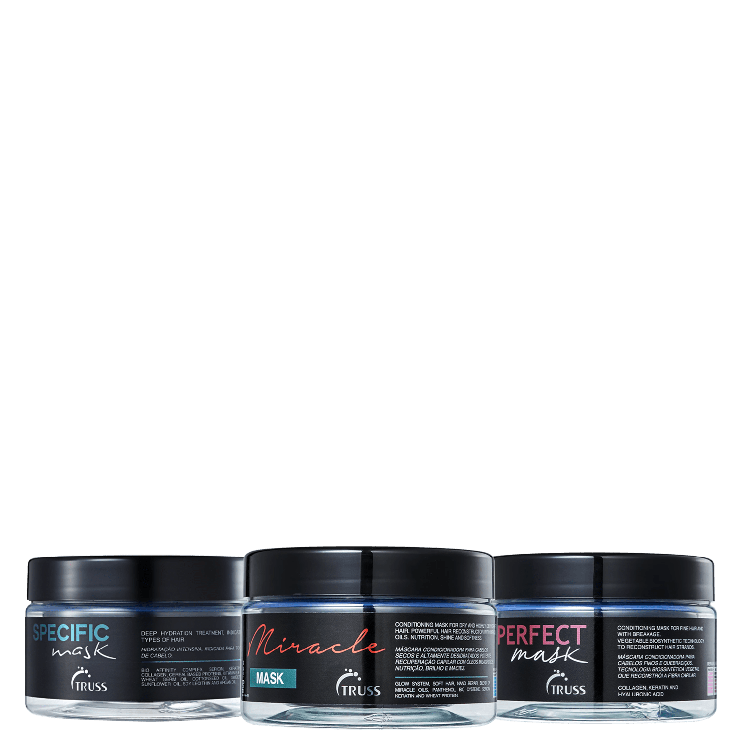 Kit TRUSS Specific Miracle Perfect Mask Trio (3 Produtos)