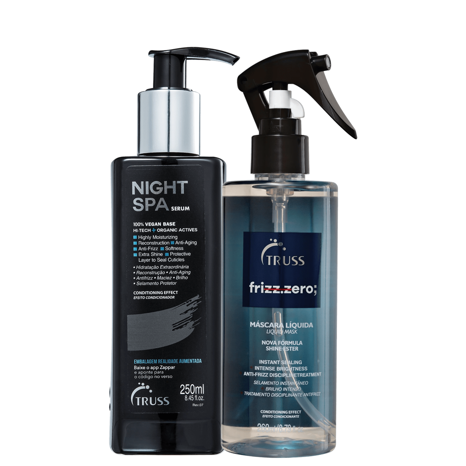 Kit TRUSS Night Spa + Frizz Zero Essencial Care (2 Produtos)