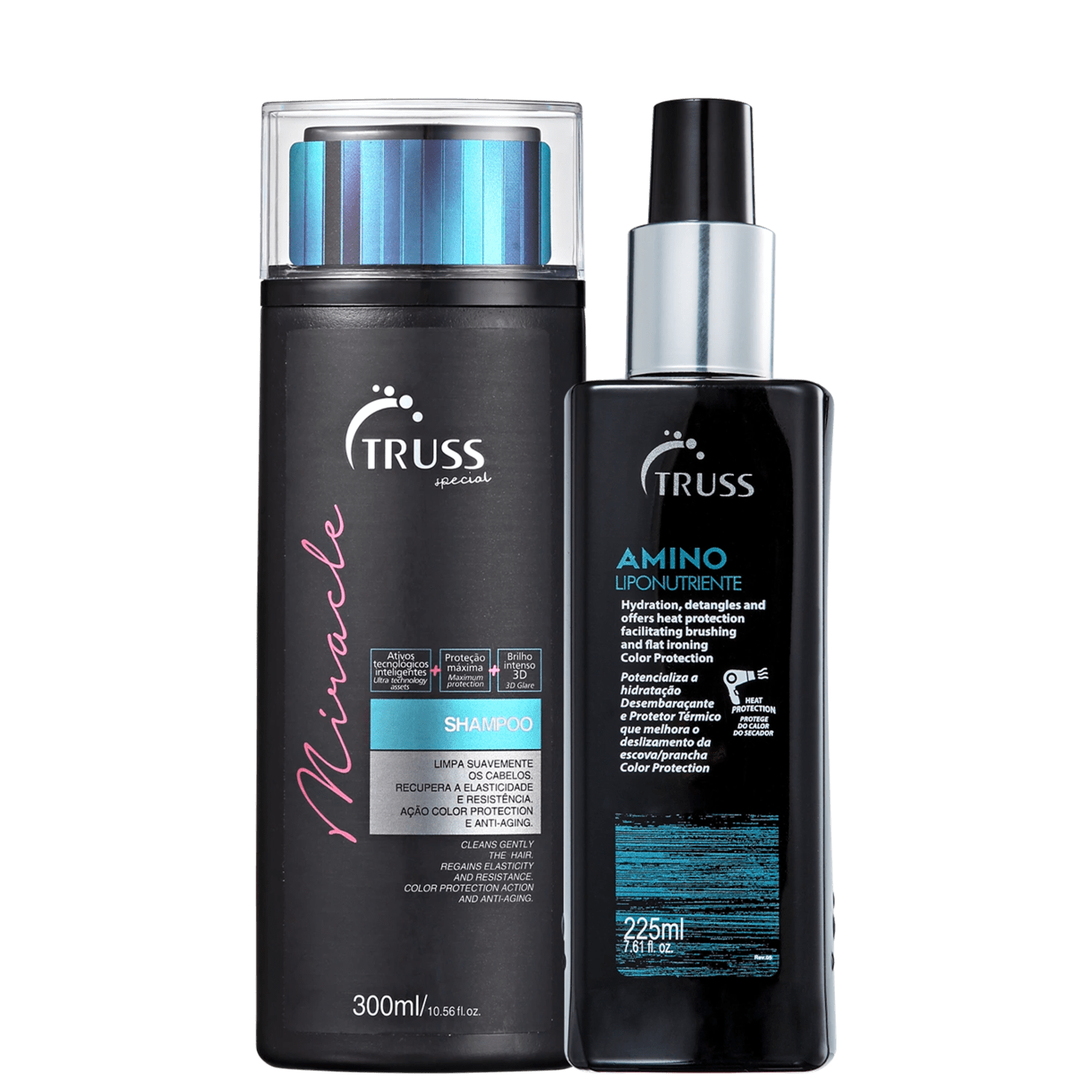 Kit TRUSS Miracle Amino Duo Power (2 Produtos)